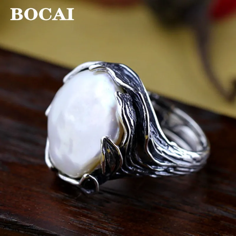 BOCAI новый преувеличенный индивидуальный жемчуг в форме барокко S925 серебряные украшения с регулируемым отверстием красивое женское кольцо подарок на день рождения
BOCAI новый преувеличенный индивидуальный жемчуг в форме барокко S925 серебряные украшения с регулируемым отверстием красивое женское кольцо подарок на день рождения