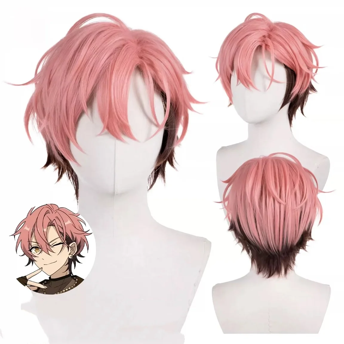ES MELLOW DEAR US Kuon Mashu Cosplay Wig Pink Brown Mixed Wig Anime Heat Resistant Synthetic Wigs for Halloween Role + Wig Cap
ES MELLOW DEAR US Kuon Mashu Cosplay Wig Pink Brown Mixed Wig Anime Heat Resistant Synthetic Wigs for Halloween Role + Wig Cap