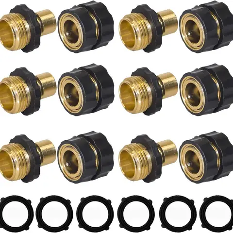 6 Sets 3/4inch thread American Standard garden quick connector water gun joints washing machine adapter garden irrigation fittings