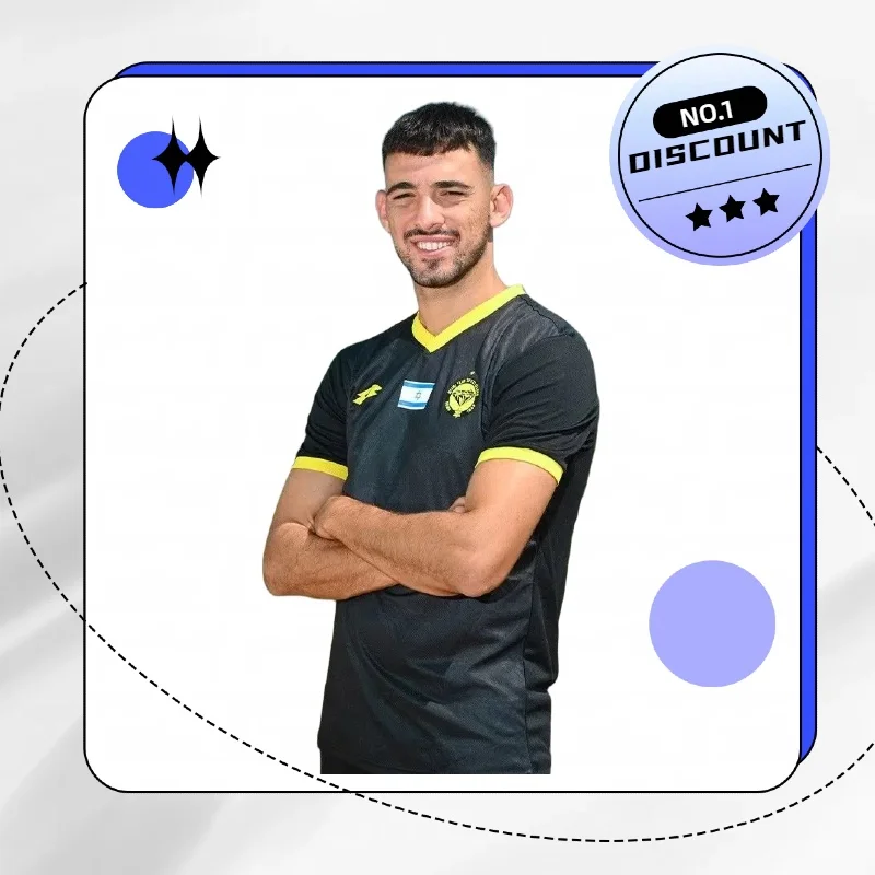 Summer Sale Israeli Soccer Jerseys Men's Clothing Maccabi Netanya Fast Drying Mode Breathable Sportswear Moto
Summer Sale Israeli Soccer Jerseys Men's Clothing Maccabi Netanya Fast Drying Mode Breathable Sportswear Moto