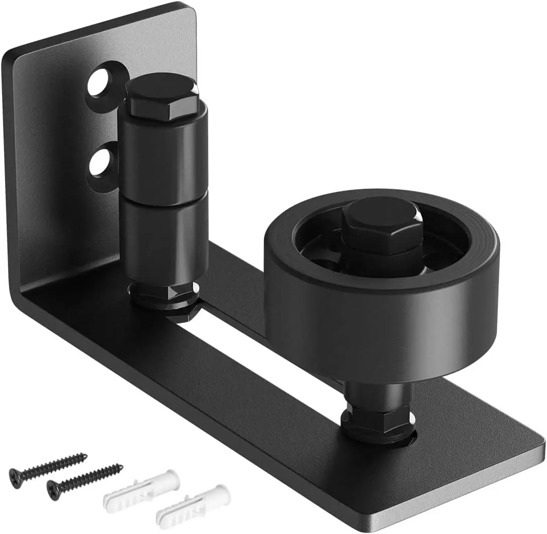 Adjustable Sliding Barn Door Floor Guide - 8 Setup Options, Flush Design, Bottom Roller Stay, Black, 1PC
Adjustable Sliding Barn Door Floor Guide - 8 Setup Options, Flush Design, Bottom Roller Stay, Black, 1PC