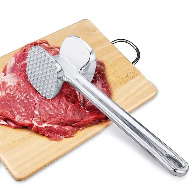 Aluminum Alloy Double-Sided Meat Hammer Loose Meat Hammer Round Meat Hammer Tender Meats Hammers Steak Rib Cutter Kitchen Tool
Aluminum Alloy Double-Sided Meat Hammer Loose Meat Hammer Round Meat Hammer Tender Meats Hammers Steak Rib Cutter Kitchen Tool