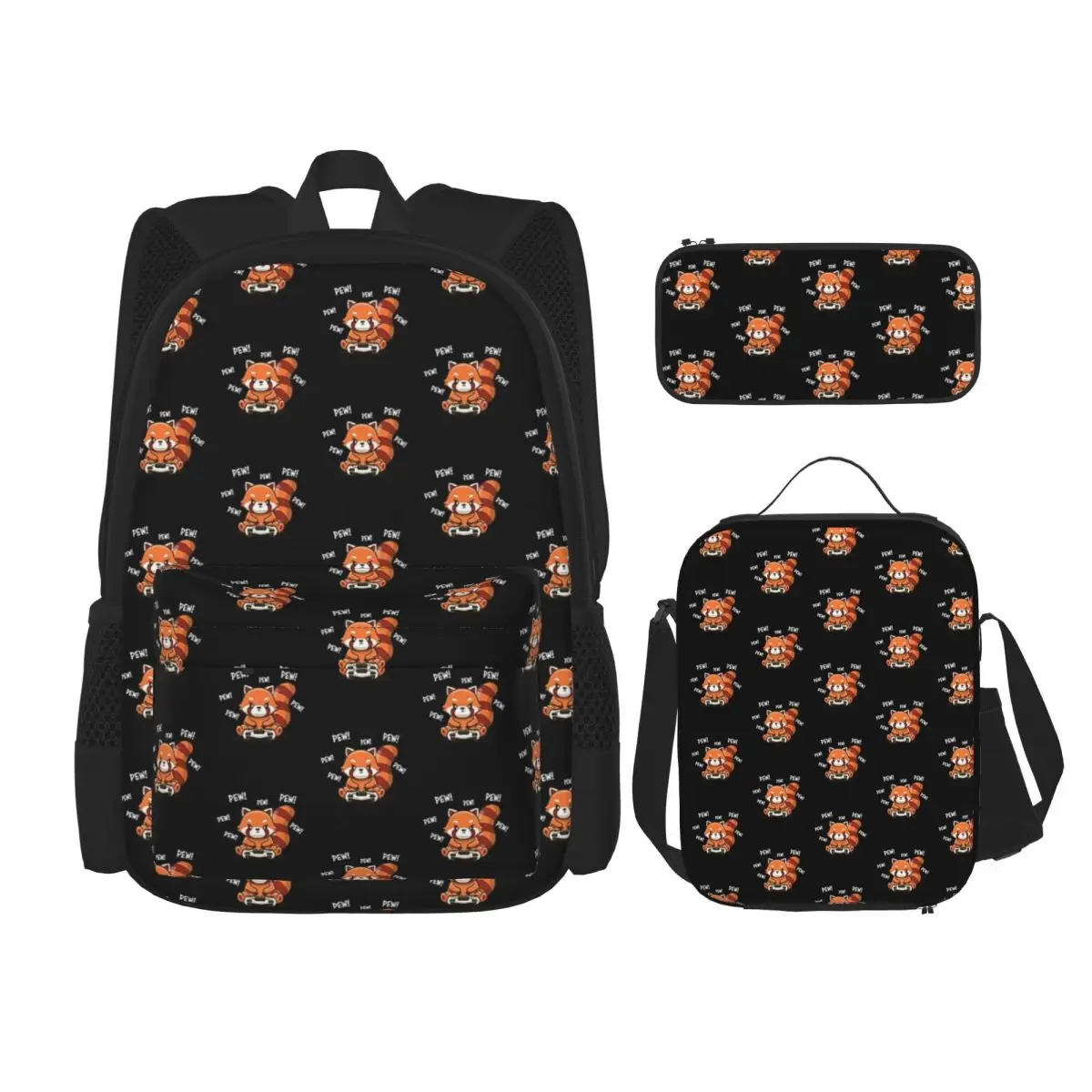Red Panda Animal Backpacks Boys Girls Bookbag Students School Bags Kids Rucksack Lunch Bag Pen Bag Three-Piece Set
Red Panda Animal Backpacks Boys Girls Bookbag Students School Bags Kids Rucksack Lunch Bag Pen Bag Three-Piece Set