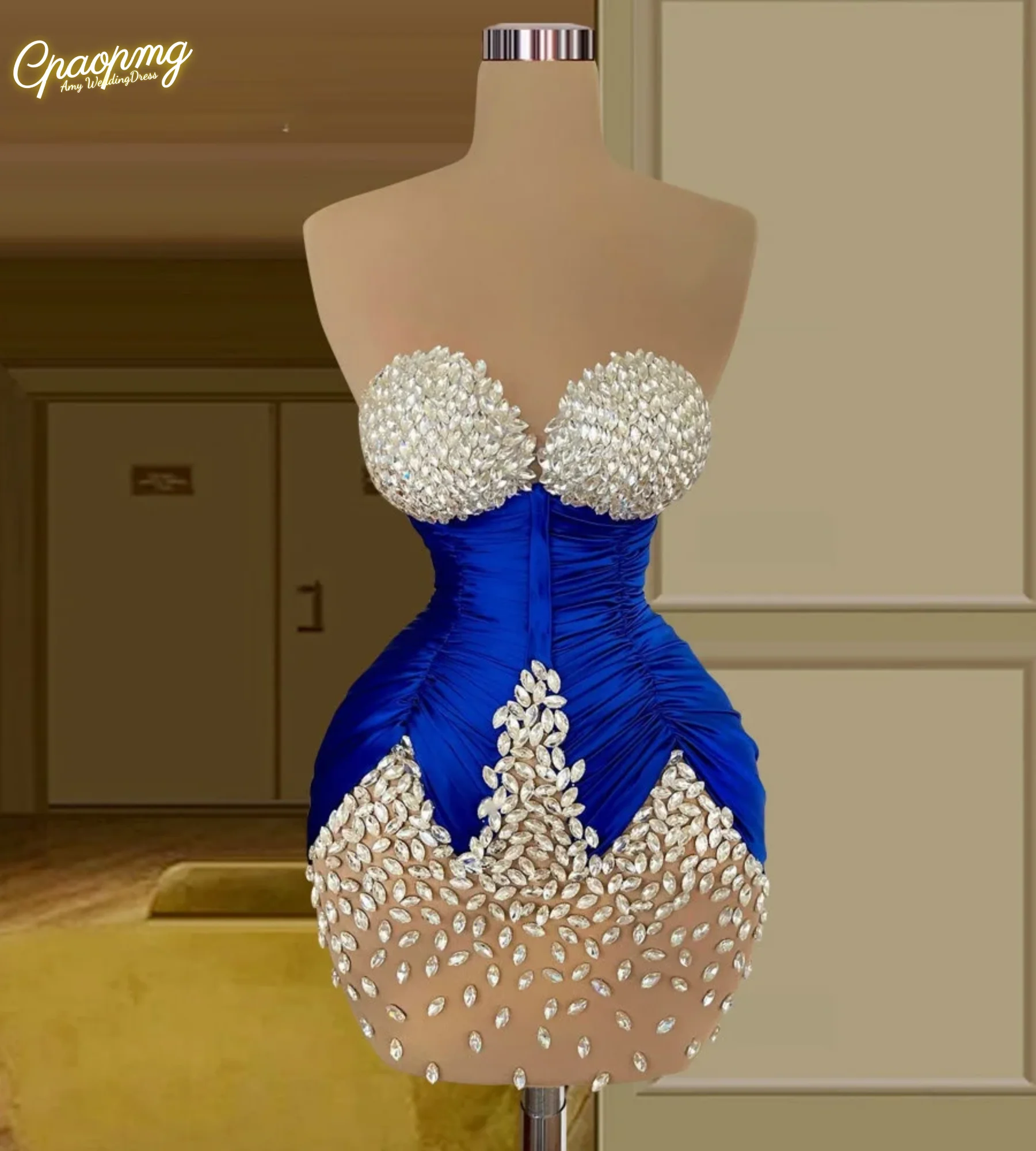 Короткие платья для выпускного вечера королевского синего цвета по индивидуальному заказу, украшенные кристаллами, с вырезом в форме сердца, без рукавов, выпускные платья
Короткие платья для выпускного вечера королевского синего цвета по индивидуальному заказу, украшенные кристаллами, с вырезом в форме сердца, без рукавов, выпускные платья