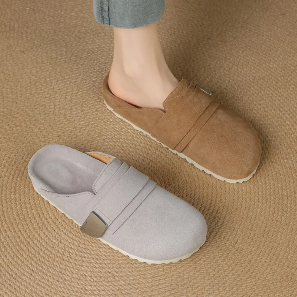 Women's Suede Slippers Soft Insole Sandals With Arch Support Shoes Outdoor Beach Suede Slippers Slides For Women
Women's Suede Slippers Soft Insole Sandals With Arch Support Shoes Outdoor Beach Suede Slippers Slides For Women