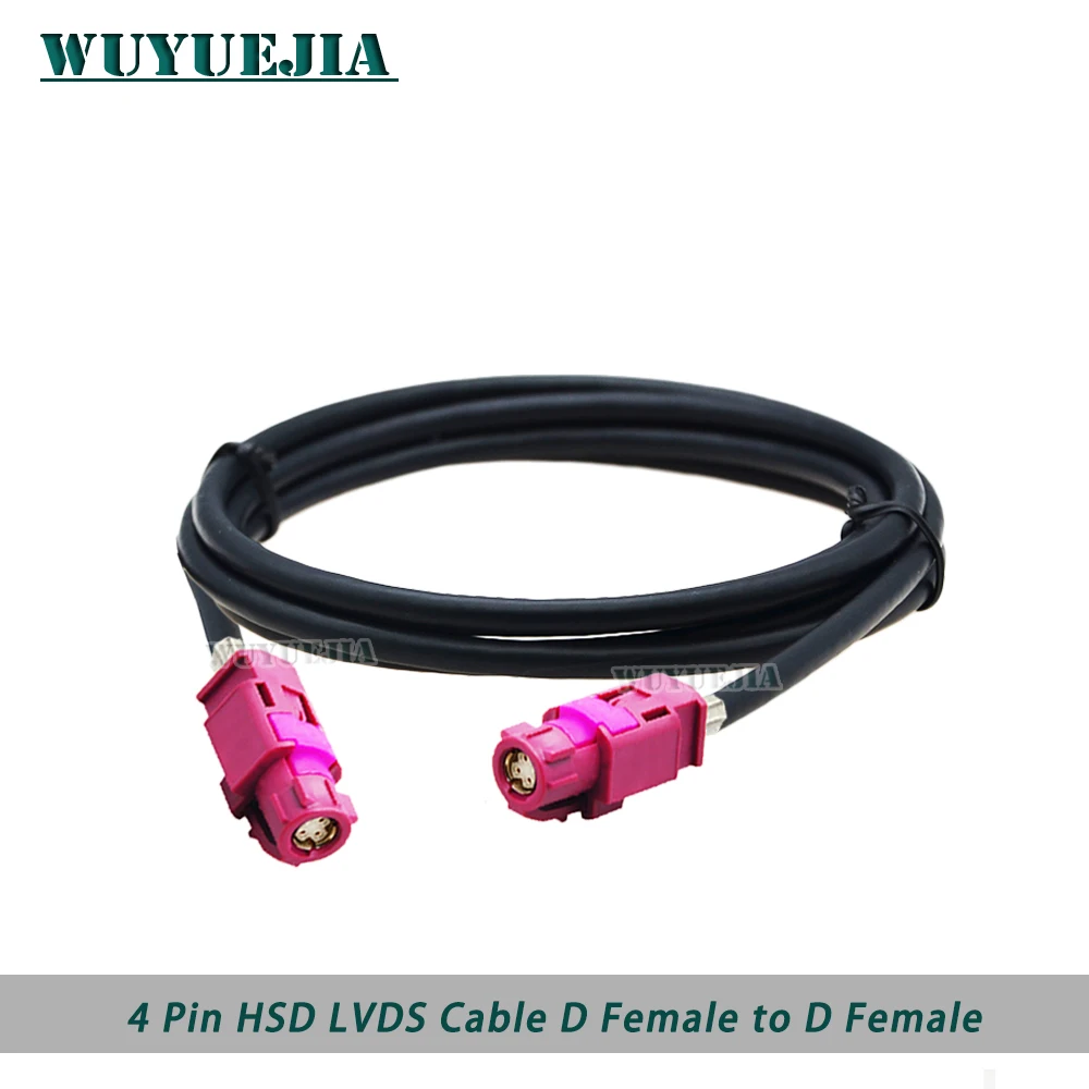 HSD Car D Type Jack to D Jack 4Core LVDS Wire Video Line for VW BMW Audi Mercedes GPS Navigation Audio High-Speed Wiring Harness
HSD Car D Type Jack to D Jack 4Core LVDS Wire Video Line for VW BMW Audi Mercedes GPS Navigation Audio High-Speed Wiring Harness