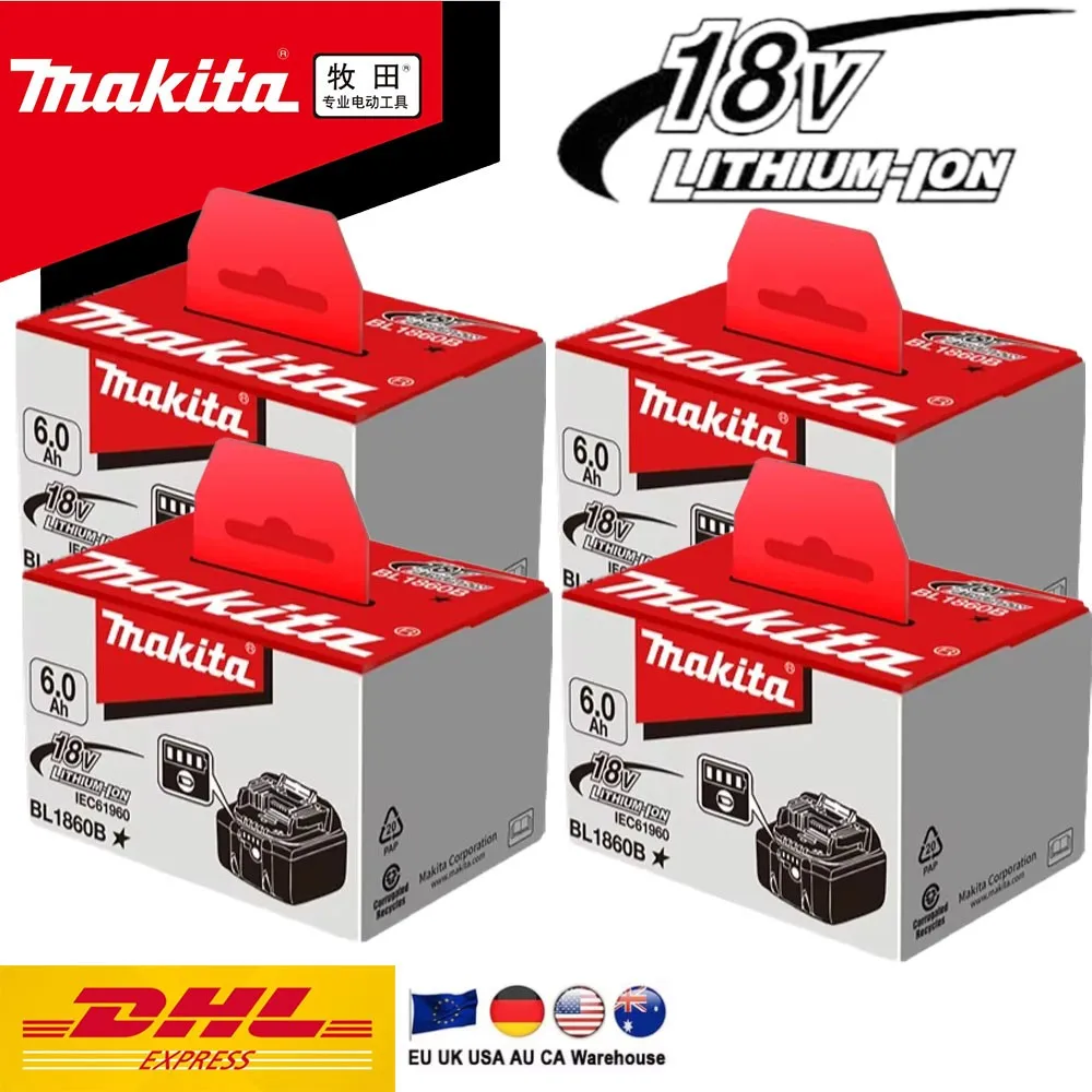 100% Genuine Original Makita 6Ah/5Ah/ Makita 18V Battery BL1830B BL1850B BL1850 BL1840 BL1860 BL1815 Replacement Lithium Battery
100% Genuine Original Makita 6Ah/5Ah/ Makita 18V Battery BL1830B BL1850B BL1850 BL1840 BL1860 BL1815 Replacement Lithium Battery