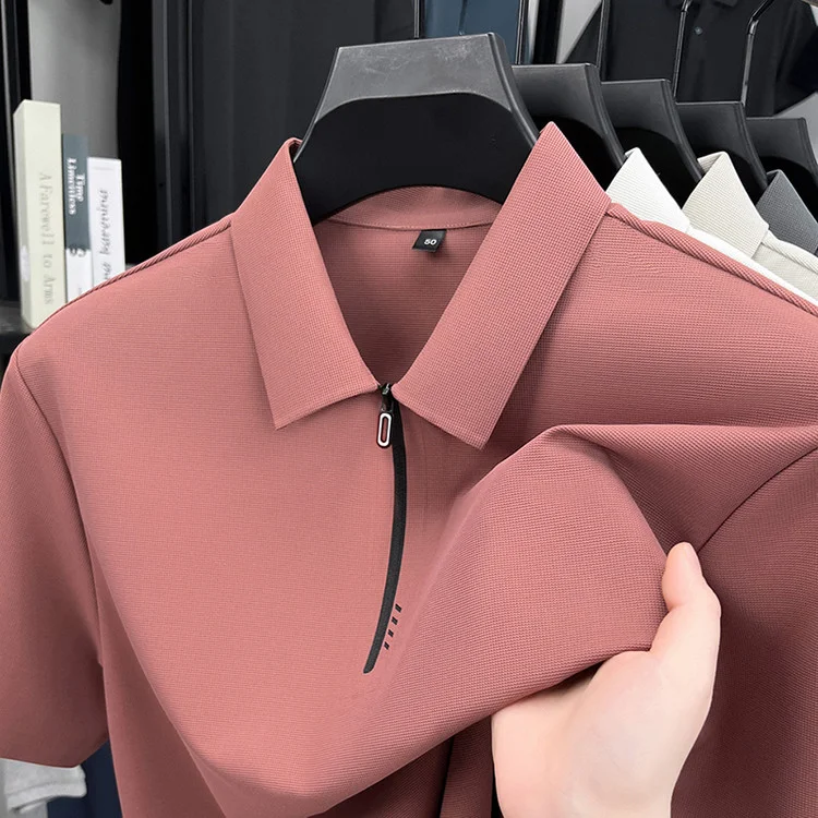 Billy 2025 New T Shirt Men Short Sleeve Summer Half Zipper Waffle Seamless Casual Breathable Compression Gym Designer Clothes
Billy 2025 New T Shirt Men Short Sleeve Summer Half Zipper Waffle Seamless Casual Breathable Compression Gym Designer Clothes