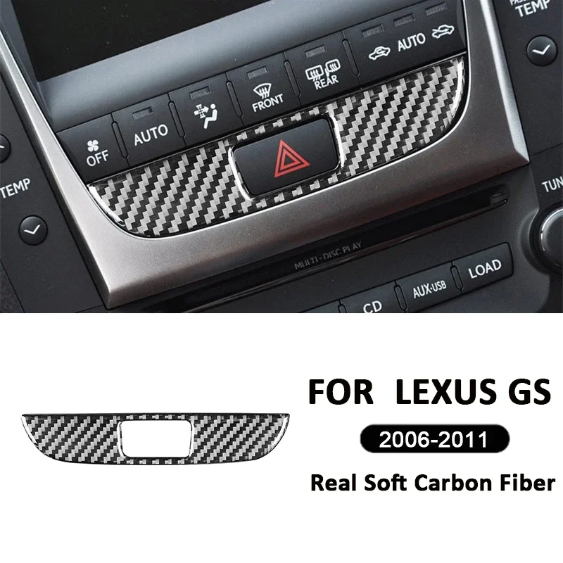Carbon Fiber Car Emergency Warning Light Switch Button Trim Frame Decoration Sticker For LEXUS GS 2006-2011 Interior Accessories
Carbon Fiber Car Emergency Warning Light Switch Button Trim Frame Decoration Sticker For LEXUS GS 2006-2011 Interior Accessories