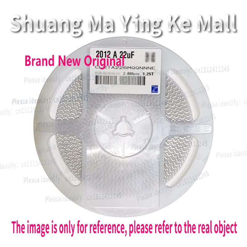 0805 22uF ± 20% X5R 6,3 V конденсатор 2012 SMD CL21A226MQQNNNE новый оригинальный. 1 Катушка 2000 шт./катушка
0805 22uF ± 20% X5R 6,3 V конденсатор 2012 SMD CL21A226MQQNNNE новый оригинальный. 1 Катушка 2000 шт./катушка