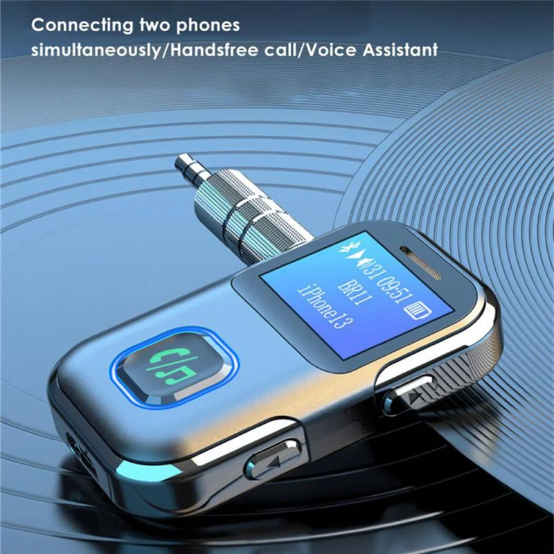 BR11 Bluetooth-приемник, громкая связь, большой экран, беспроводной аудиоадаптер 3,5 мм, приемник, портативный MP3-плеер и A36G
BR11 Bluetooth-приемник, громкая связь, большой экран, беспроводной аудиоадаптер 3,5 мм, приемник, портативный MP3-плеер и A36G