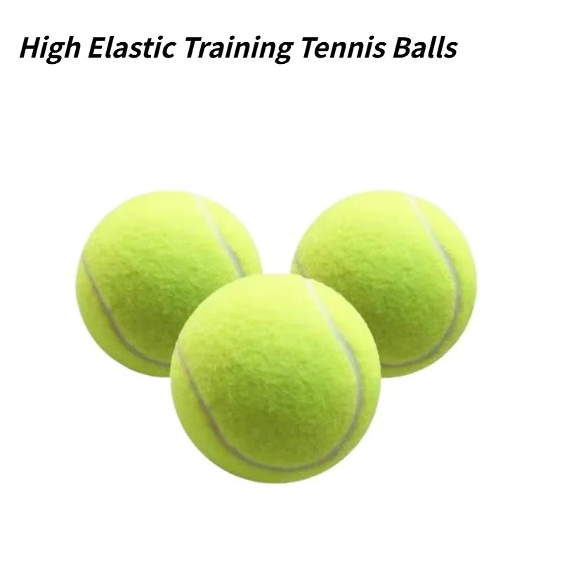 High Bounce Rubber Tennis Balls, Elastic Fiber Training Balls for Outdoor Competition & Daily Exercise
High Bounce Rubber Tennis Balls, Elastic Fiber Training Balls for Outdoor Competition & Daily Exercise