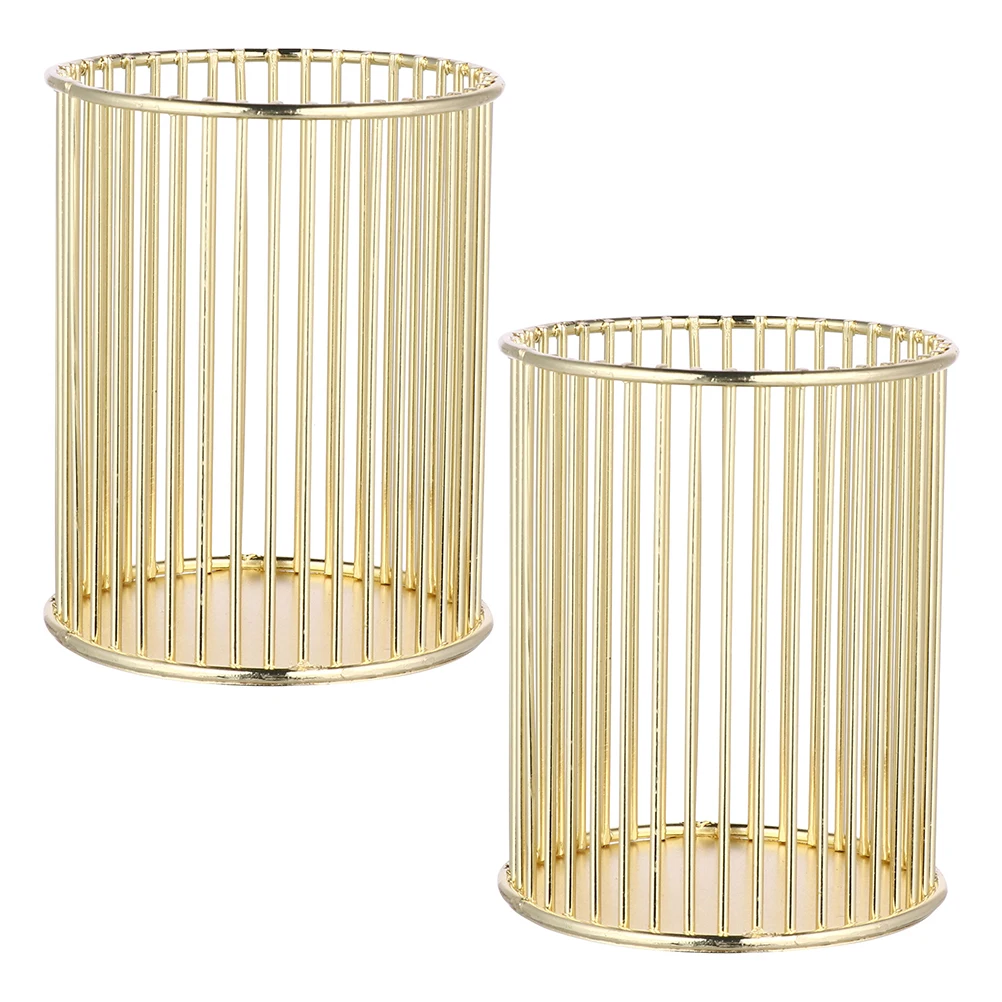 2 Pcs Metal Pen Holder Storage Container Desktop Organizer Iron Stationery Bucket Pencil Pot Makeup Tools Container
2 Pcs Metal Pen Holder Storage Container Desktop Organizer Iron Stationery Bucket Pencil Pot Makeup Tools Container