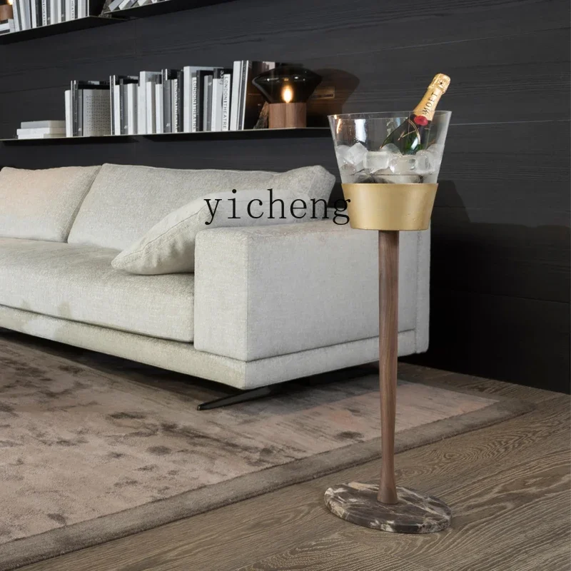 floor champagne bucket rack villa bar KTV household ice bucket solid wood 
floor champagne bucket rack villa bar KTV household ice bucket solid wood
