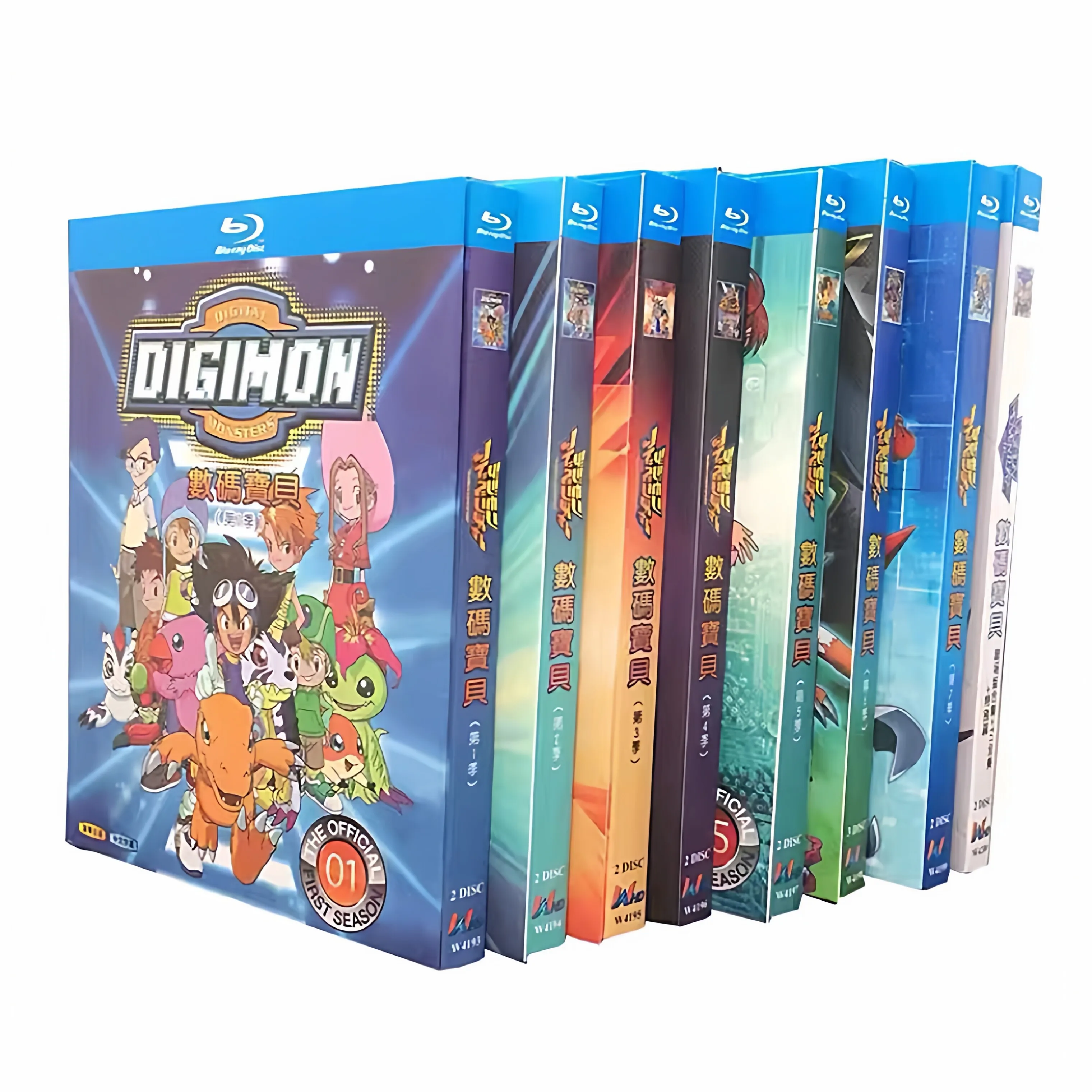 BD Blu-ray Anime Digimon Seasons 1–7 Plus 17 Theatrical Films Complete Box Set with Mandarin Cantonese and Japanese Audio
BD Blu-ray Anime Digimon Seasons 1–7 Plus 17 Theatrical Films Complete Box Set with Mandarin Cantonese and Japanese Audio