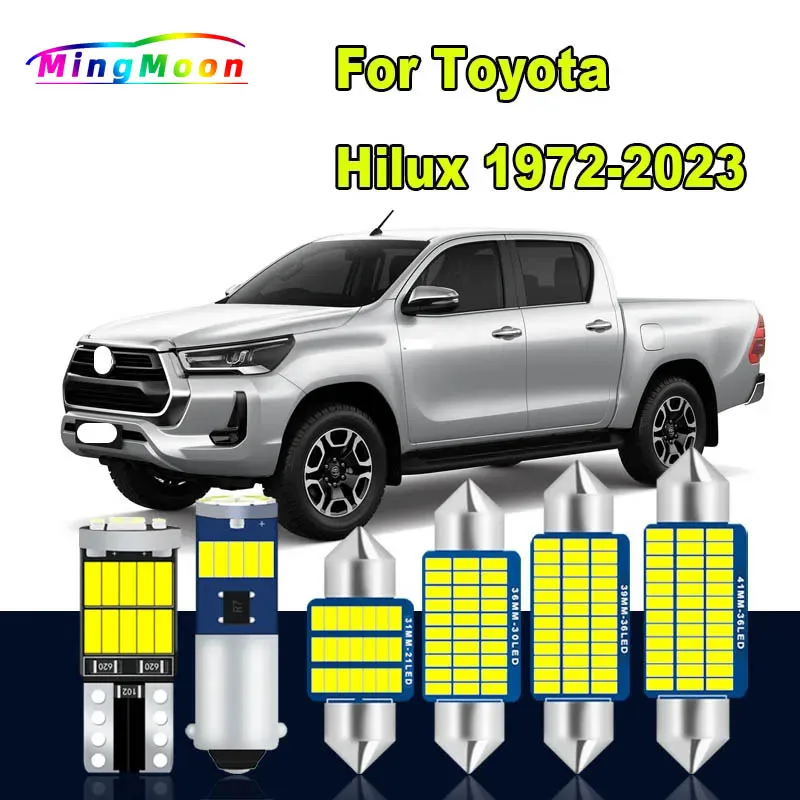 For Toyota Hilux 1972- 2017 2018 2019 2020 2021 2022 2023 LED Bulbs Interior Map Dome Light License Plate Lamp Kit
For Toyota Hilux 1972- 2017 2018 2019 2020 2021 2022 2023 LED Bulbs Interior Map Dome Light License Plate Lamp Kit