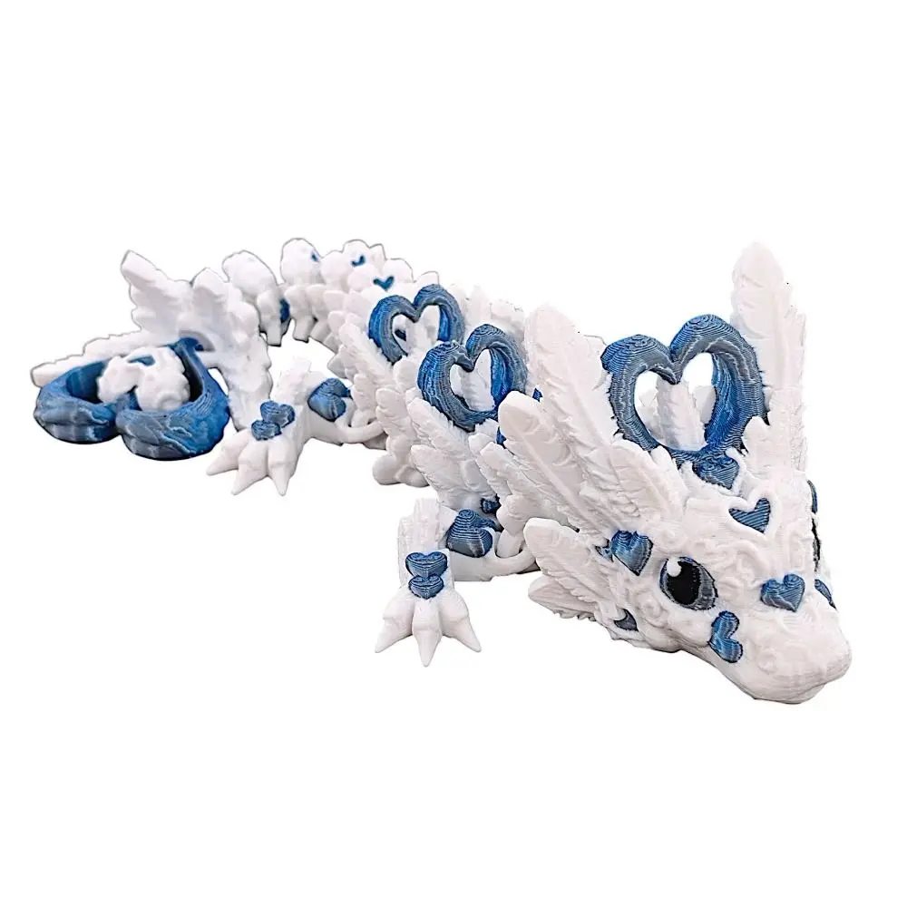 Movable Joints 3D Printed Dragon Cartoon Realistic 3D Rotatable Articulated Dragon Figurine Handicraft
Movable Joints 3D Printed Dragon Cartoon Realistic 3D Rotatable Articulated Dragon Figurine Handicraft