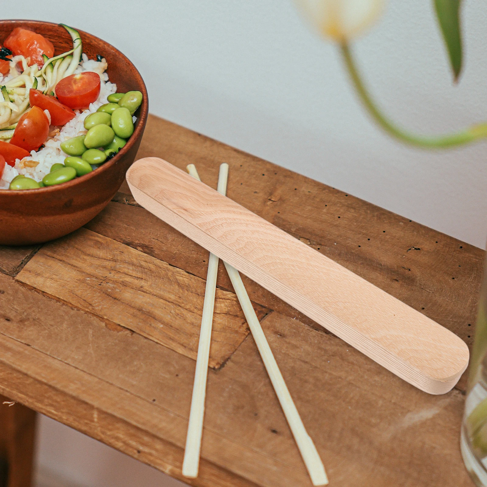 Wooden Chopsticks Box 27x2.5cm Beeswood Travel Kitchen ganizer Large Capacity Dustproof Portable Cutlery Case Storage
Wooden Chopsticks Box 27x2.5cm Beeswood Travel Kitchen ganizer Large Capacity Dustproof Portable Cutlery Case Storage
