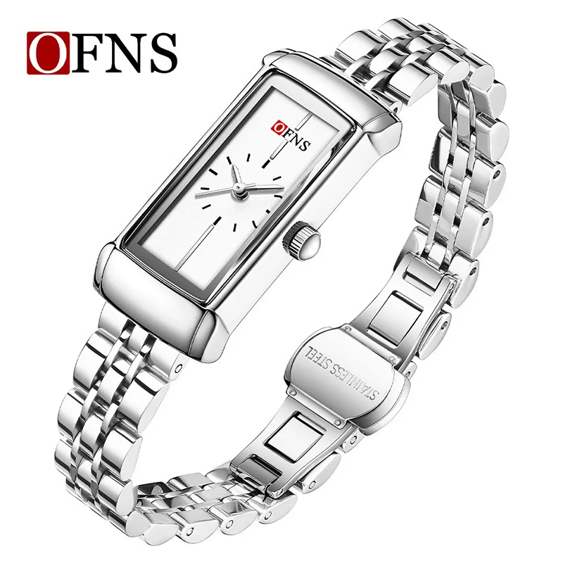 Fashion Ofns 1548 Vintage Minimalist Waterproof Rectangle Watch Women, Universal Quartz Wristwatch, Rectangular Casual Every Day
Fashion Ofns 1548 Vintage Minimalist Waterproof Rectangle Watch Women, Universal Quartz Wristwatch, Rectangular Casual Every Day