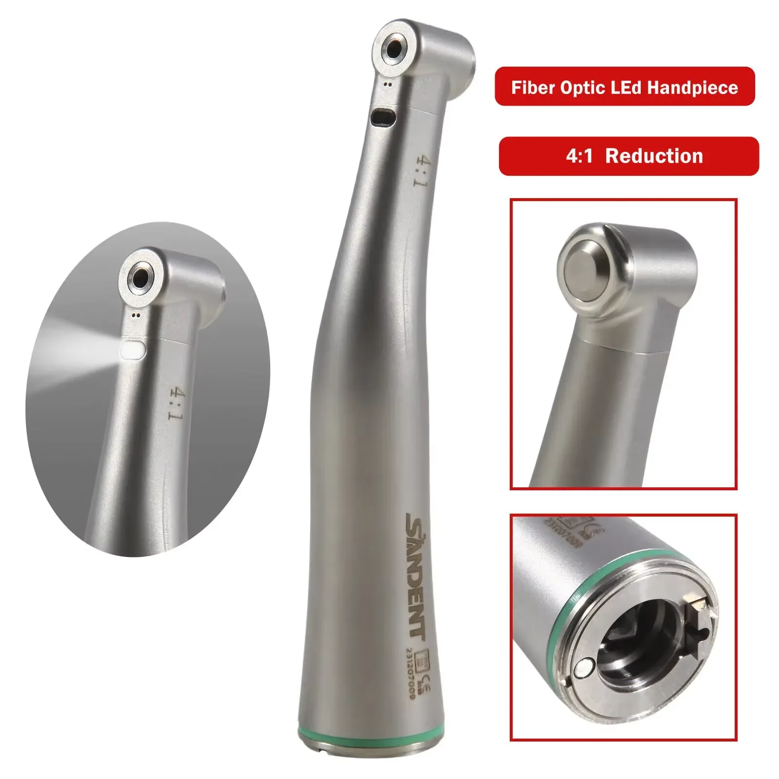 NSK Style Dental Low Speed 4:1 Редукционный оптоволоконный светодиодный контругловой наконечник для электродвигателя KAVO
NSK Style Dental Low Speed 4:1 Редукционный оптоволоконный светодиодный контругловой наконечник для электродвигателя KAVO