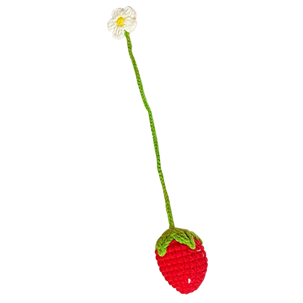 Strawberry Red Yarn Car Decorations For Women Crochet Hanging Decor Rear View Mirror Accessories Car Interior Decoration
Strawberry Red Yarn Car Decorations For Women Crochet Hanging Decor Rear View Mirror Accessories Car Interior Decoration