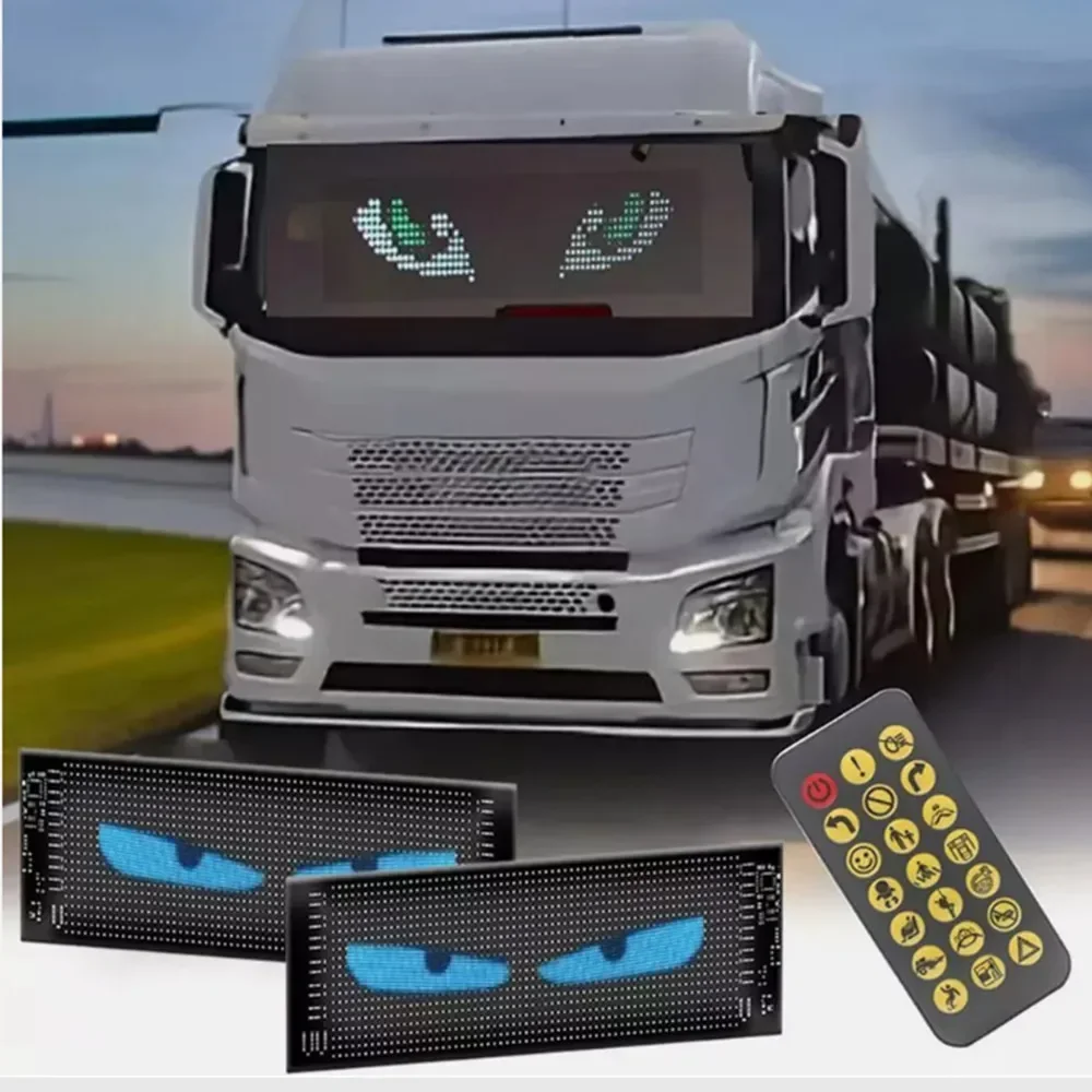 NEW Car Soft Screen USB Eyes Devil Car Flexible Advertising LED Smart APP Screen Window Door Header Full Color Screen Eyes Light
NEW Car Soft Screen USB Eyes Devil Car Flexible Advertising LED Smart APP Screen Window Door Header Full Color Screen Eyes Light