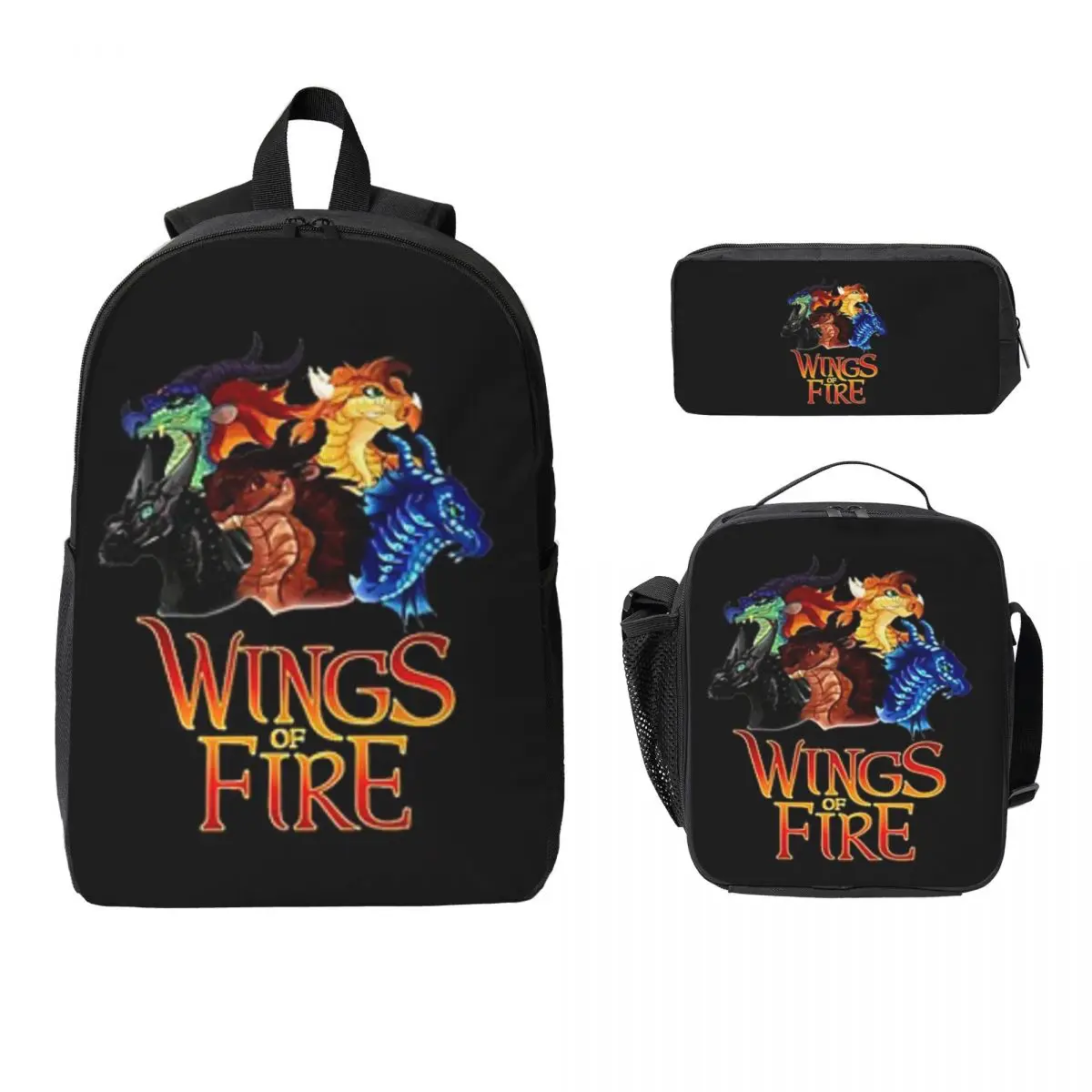 Wings Of Fire All Together Backpack Student Boys Girls BookBag School Bag Shoulder Bags 3ps Insulated Lunch Bag Pencil Case
Wings Of Fire All Together Backpack Student Boys Girls BookBag School Bag Shoulder Bags 3ps Insulated Lunch Bag Pencil Case
