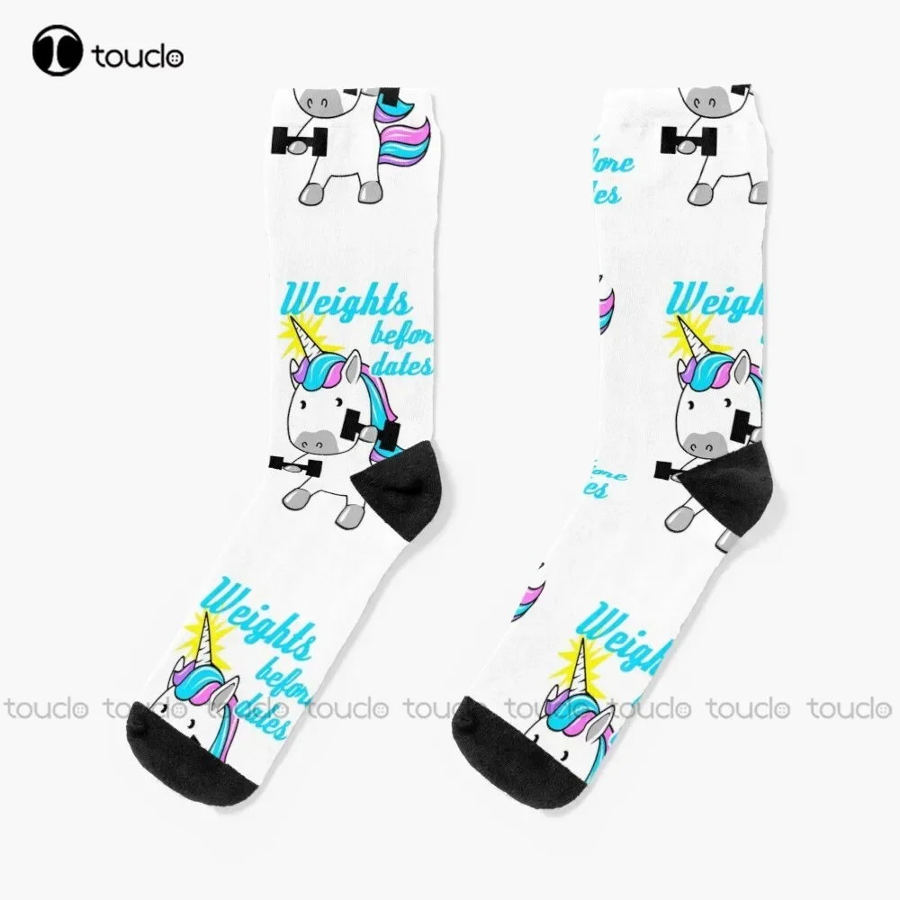 Weights Before Dates Unicorn Socks Womens Black Fun Socks Unisex Adult Teen Youth Socks Personalized Custom 360° Digital Print
Weights Before Dates Unicorn Socks Womens Black Fun Socks Unisex Adult Teen Youth Socks Personalized Custom 360° Digital Print
