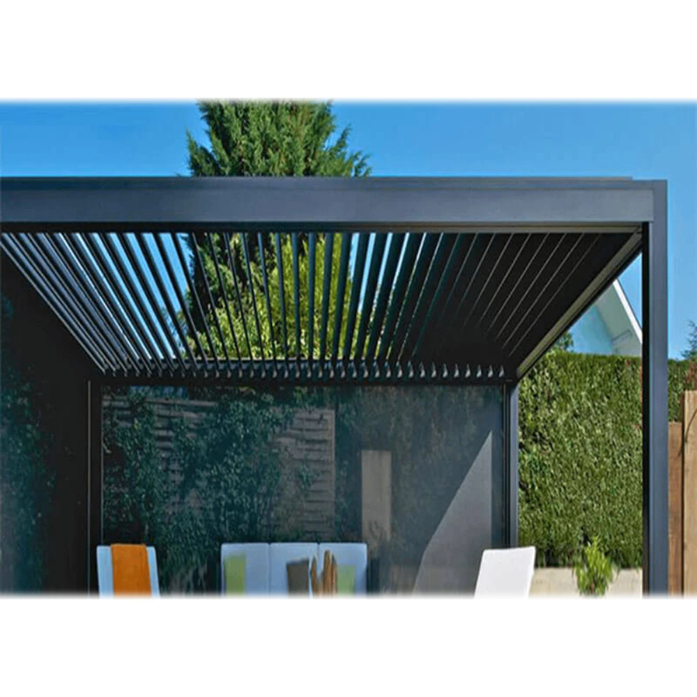 4x4 High-End Luxury Aluminum Motorized Roof Gazebo Pergola & Pavilion For Resort Or Home Easily Assembled Outdoor Pavilion
4x4 High-End Luxury Aluminum Motorized Roof Gazebo Pergola & Pavilion For Resort Or Home Easily Assembled Outdoor Pavilion