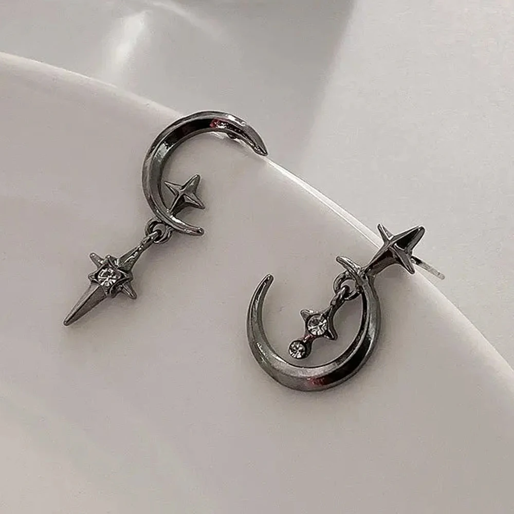 NISY Fashion Black Starry Night Moon Candle Metal Element Earrings For Women Micro mosaic Circular Zircon Pendant Earring Jewelr
NISY Fashion Black Starry Night Moon Candle Metal Element Earrings For Women Micro mosaic Circular Zircon Pendant Earring Jewelr
