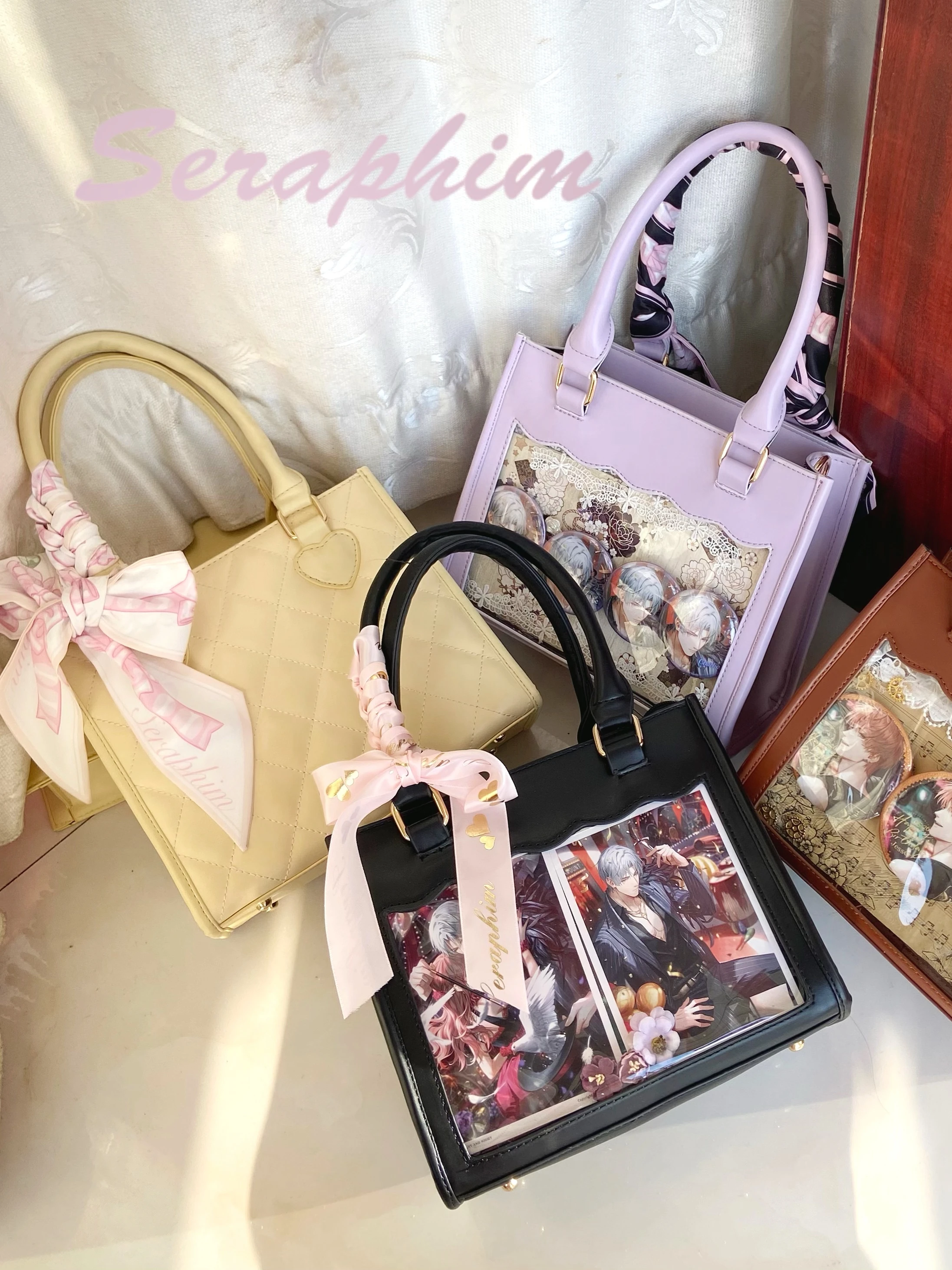 Japanese Lolita Rhombus Lace Pain Shoulder Messenger Bag Female Cute Handbag Two-dimensional Millet Small Food Lta Bag Women
Japanese Lolita Rhombus Lace Pain Shoulder Messenger Bag Female Cute Handbag Two-dimensional Millet Small Food Lta Bag Women