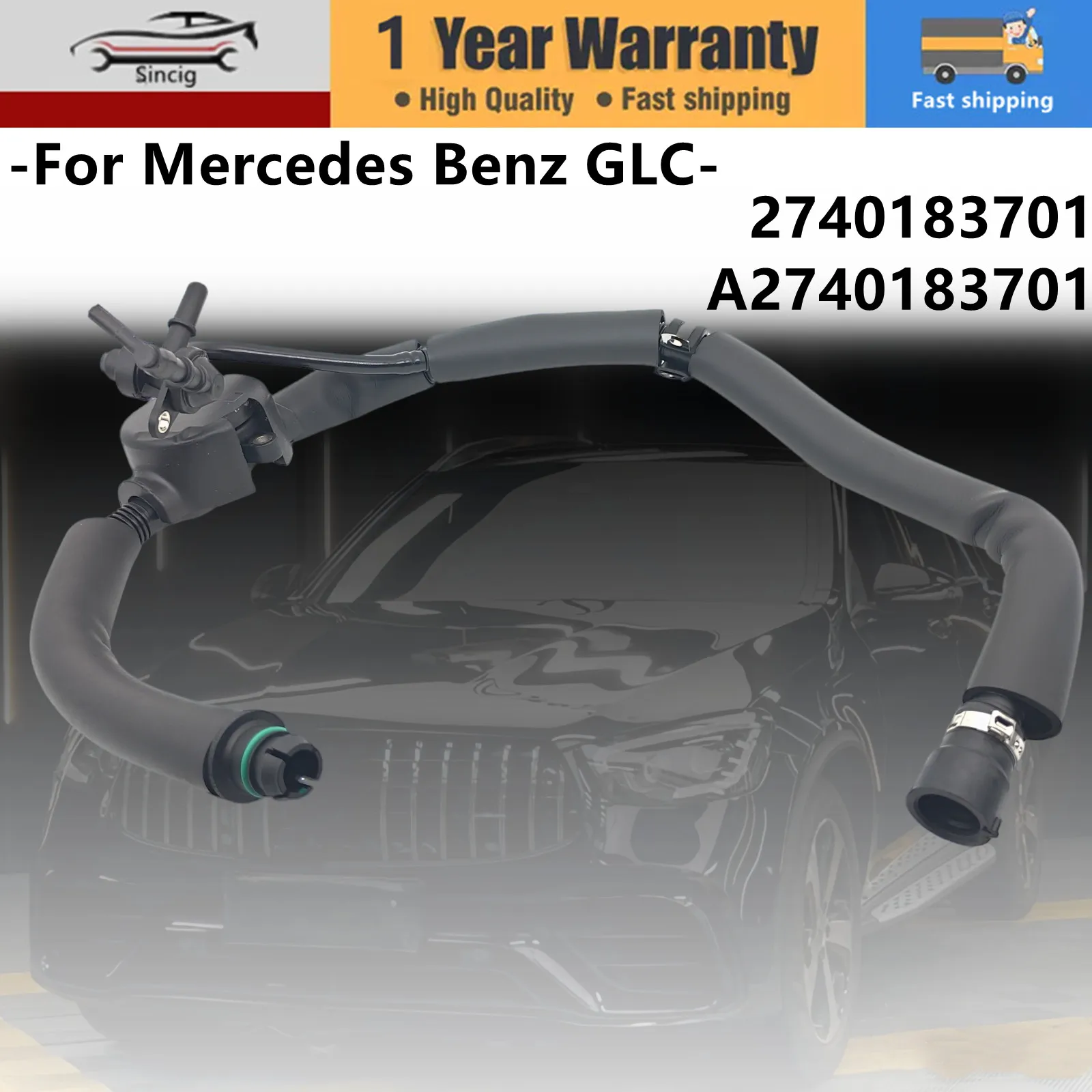 Car Engine Air Duct Ventilation Scrap Pipe For Mercedes-Benz GLC X253 2015-2019 2740183701 A2740183701
Car Engine Air Duct Ventilation Scrap Pipe For Mercedes-Benz GLC X253 2015-2019 2740183701 A2740183701