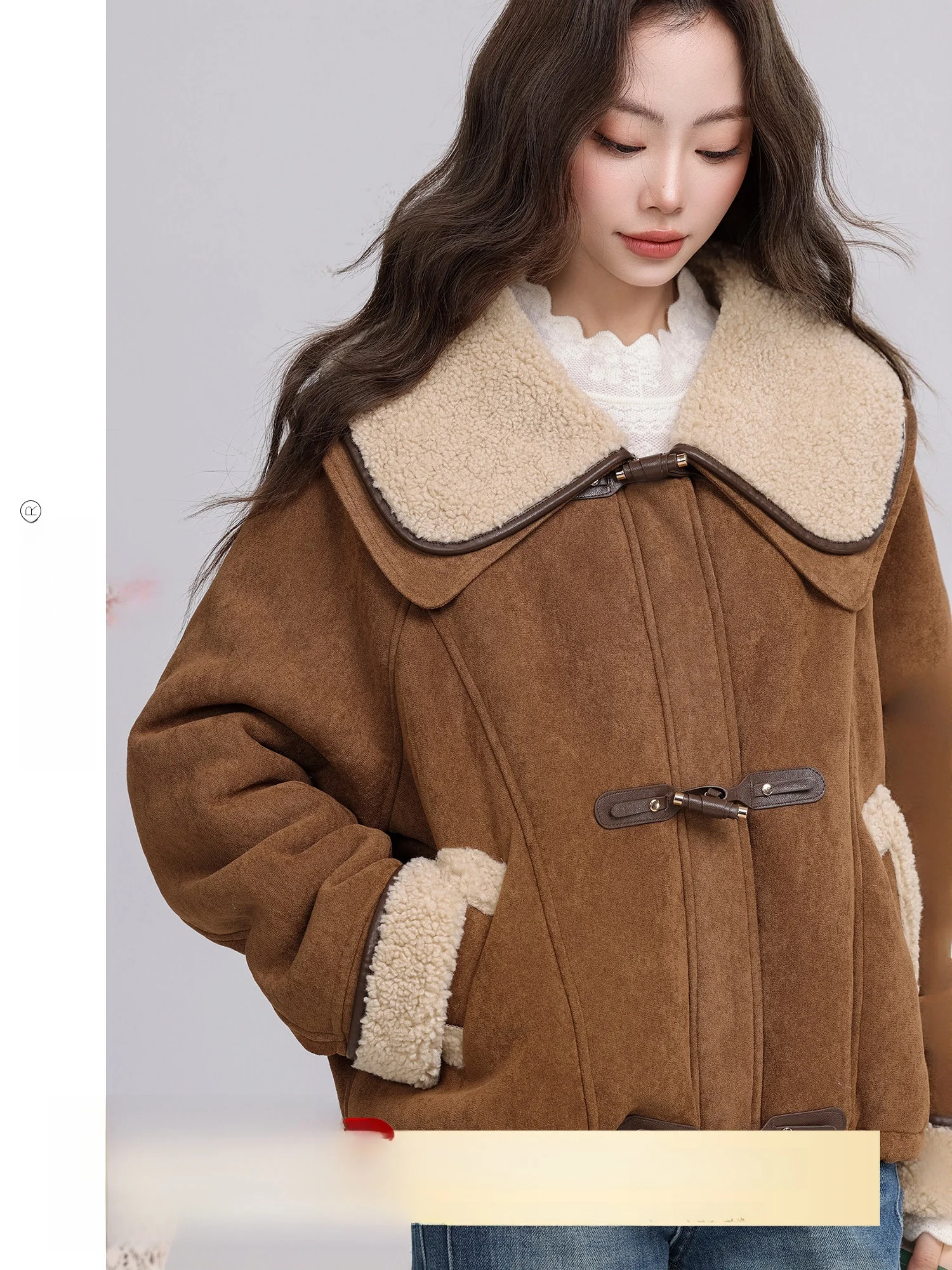 Warm Faux Fur Jacket Women's Coffee Color Retro Style Coat Integrated Leather And Fur Winter Outerwear Stylish Buxing New 2026
Warm Faux Fur Jacket Women's Coffee Color Retro Style Coat Integrated Leather And Fur Winter Outerwear Stylish Buxing New 2026