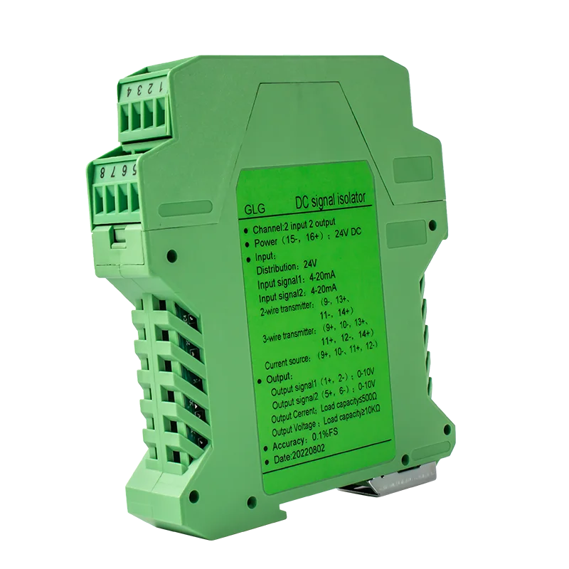 1 In 2 Out 2 In 2 Out Signal Isolator 4-20mA to 0-10V 0-10V to 4-20mA Analog Signal Converter DC24V Signal Transmitter
1 In 2 Out 2 In 2 Out Signal Isolator 4-20mA to 0-10V 0-10V to 4-20mA Analog Signal Converter DC24V Signal Transmitter
