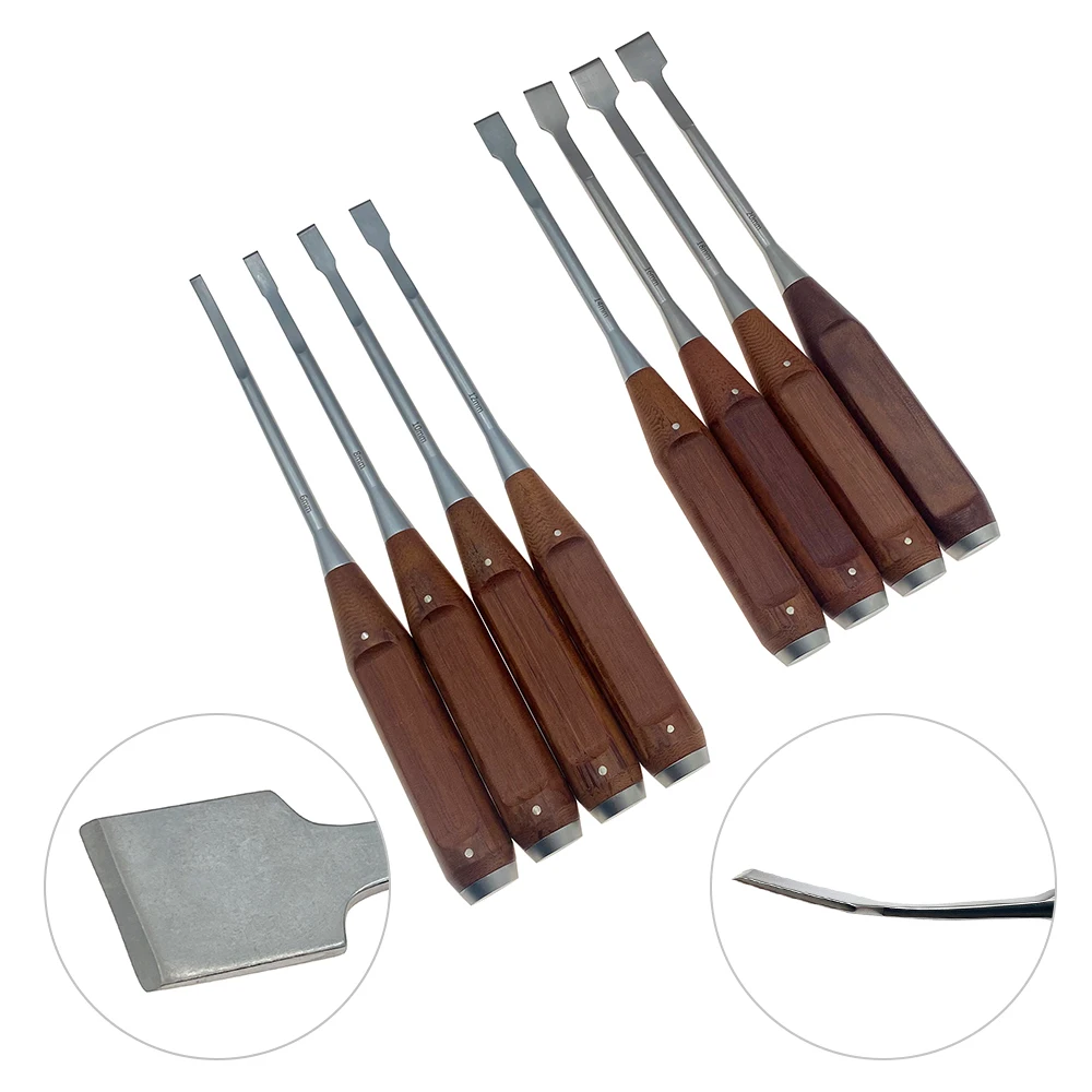 Bone Osteotomes 6mm-20mm Bone Knife curved Autoclavable Veterinary Orthopedic Pet Instruments
Bone Osteotomes 6mm-20mm Bone Knife curved Autoclavable Veterinary Orthopedic Pet Instruments