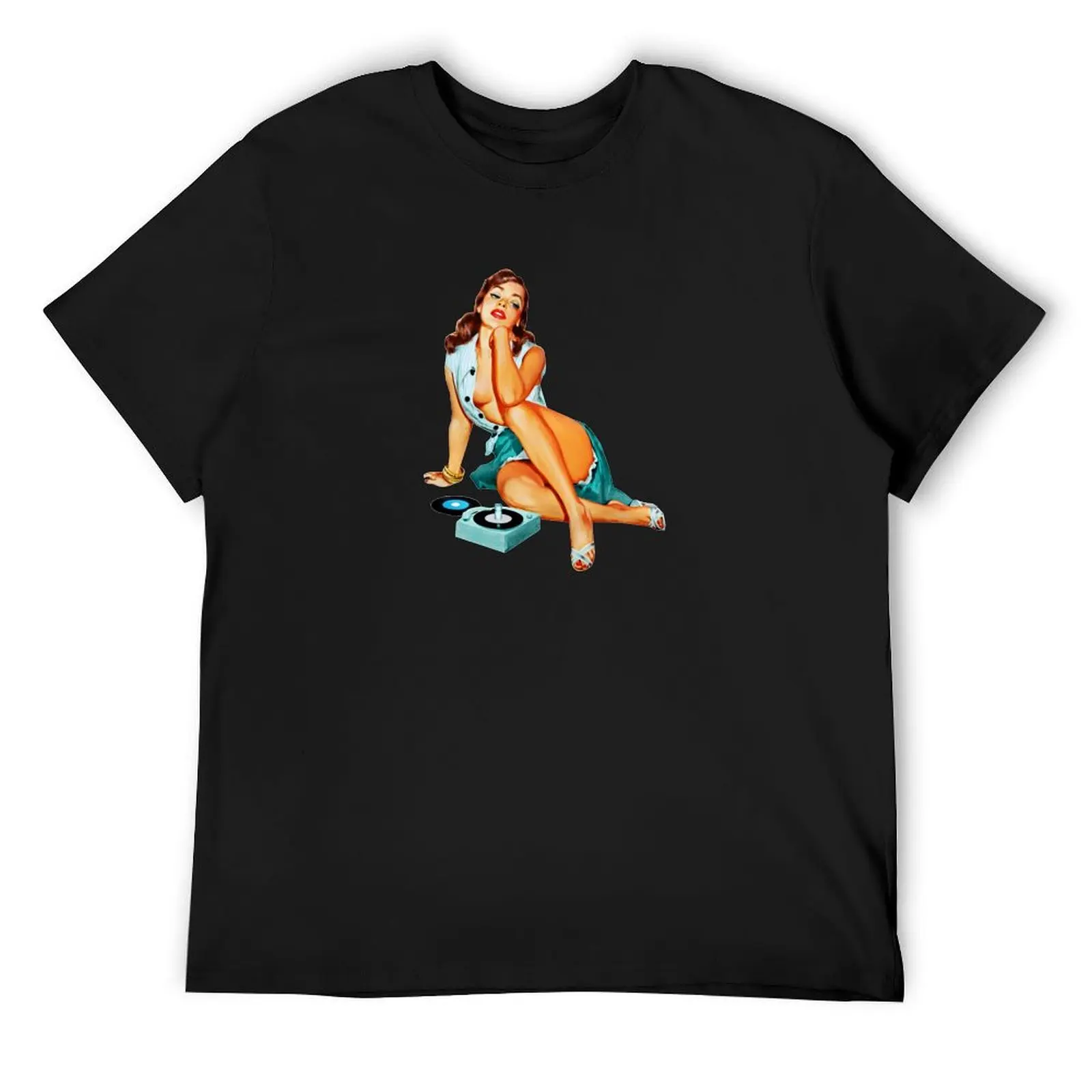 Brunette Girl Listening To Music / Sexy Pinup / Retro Classic Vintage / Blue Edition T-Shirt quick drying black t shirts for men
Brunette Girl Listening To Music / Sexy Pinup / Retro Classic Vintage / Blue Edition T-Shirt quick drying black t shirts for men