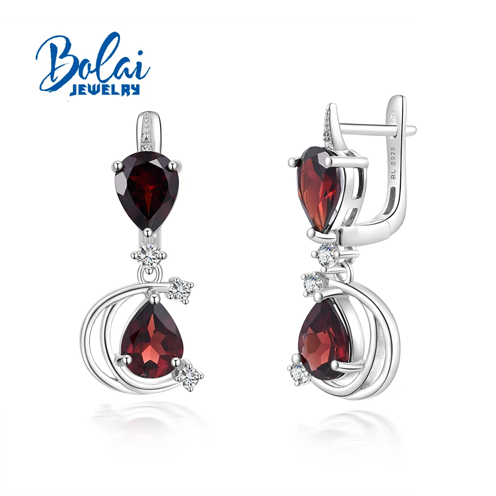 Classic Romantic Silver Teardrop Dangle Earrings Natural Garnet Lovely Jewelry Gift for Wife,Mom & Sister on Special Occasions
Classic Romantic Silver Teardrop Dangle Earrings Natural Garnet Lovely Jewelry Gift for Wife,Mom & Sister on Special Occasions