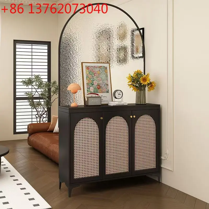 Шкаф для обуви, домашний дверной светильник, роскошный входной шкаф, черный шкаф из ротанга для хранения, многофункциональный шкаф для хранения
Шкаф для обуви, домашний дверной светильник, роскошный входной шкаф, черный шкаф из ротанга для хранения, многофункциональный шкаф для хранения
