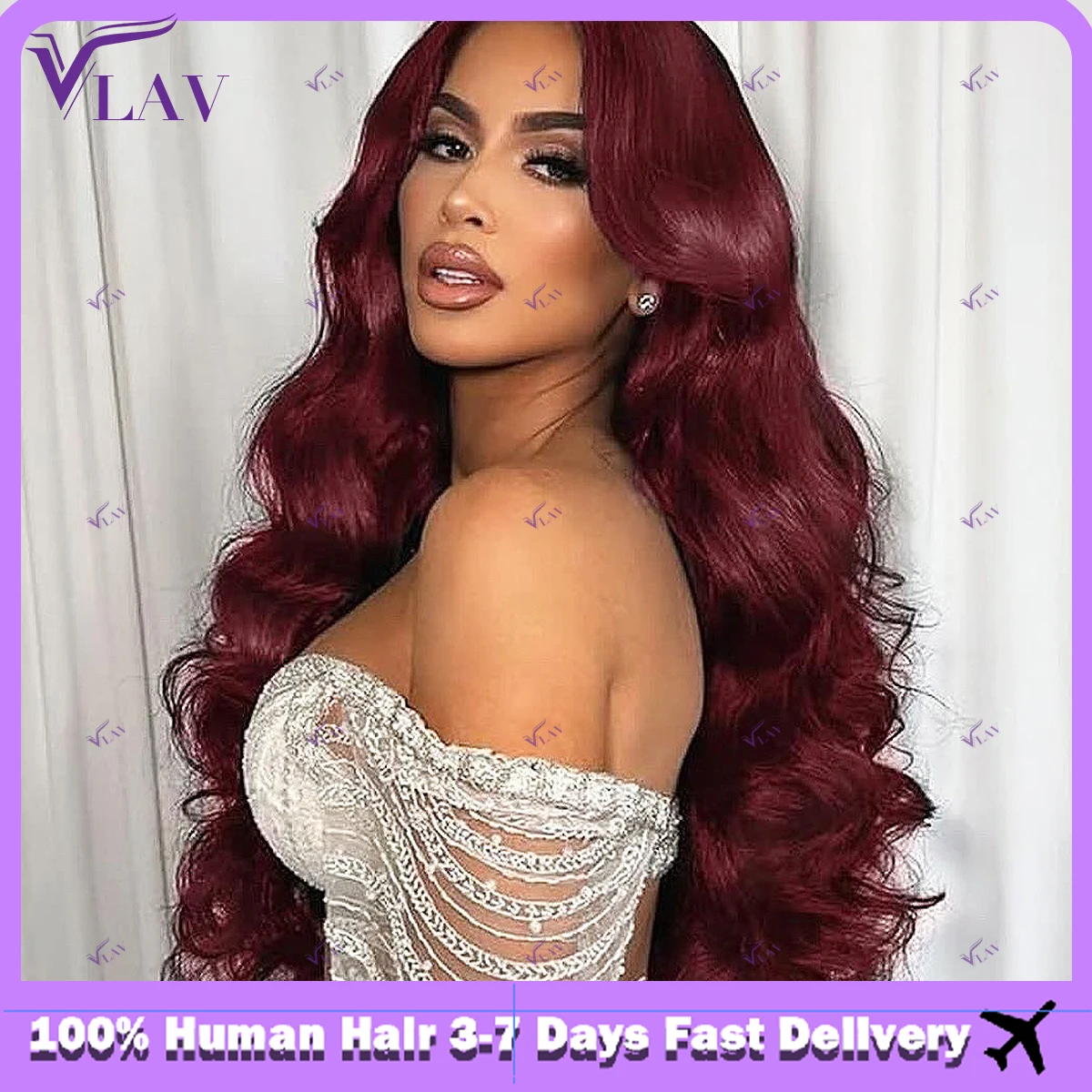 10-36 Inch Body Wave 99J Burgundy Color 360 HD Transparent Lace Preplucked For Women Glueless Wigs 13×4/13×6 HD Lace Frontal Wig
10-36 Inch Body Wave 99J Burgundy Color 360 HD Transparent Lace Preplucked For Women Glueless Wigs 13×4/13×6 HD Lace Frontal Wig