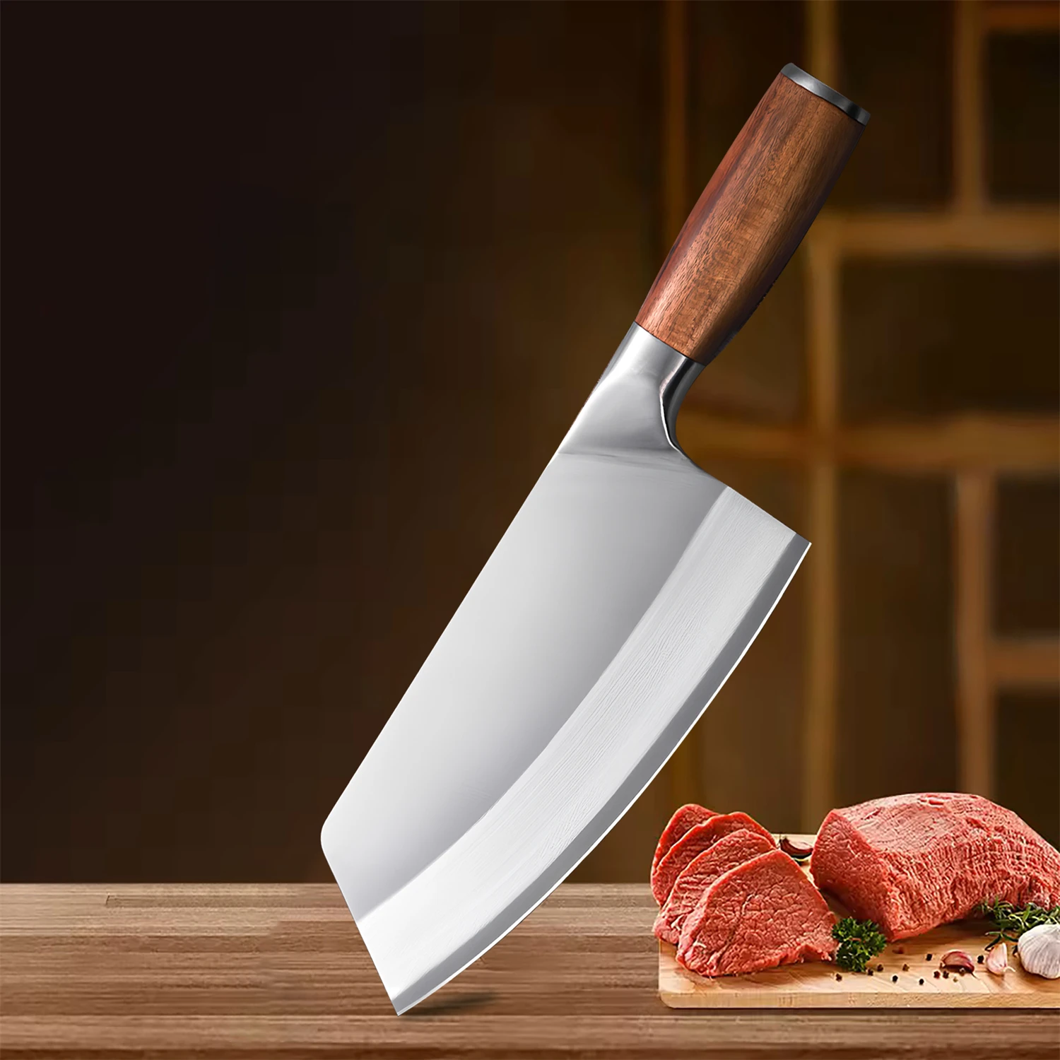 High Quality Cleaver Knife Meat Fish Vegetable Non-slip Handle Slicing Knife Restaurant Knives Kitchen Stuff Cooking knife
High Quality Cleaver Knife Meat Fish Vegetable Non-slip Handle Slicing Knife Restaurant Knives Kitchen Stuff Cooking knife
