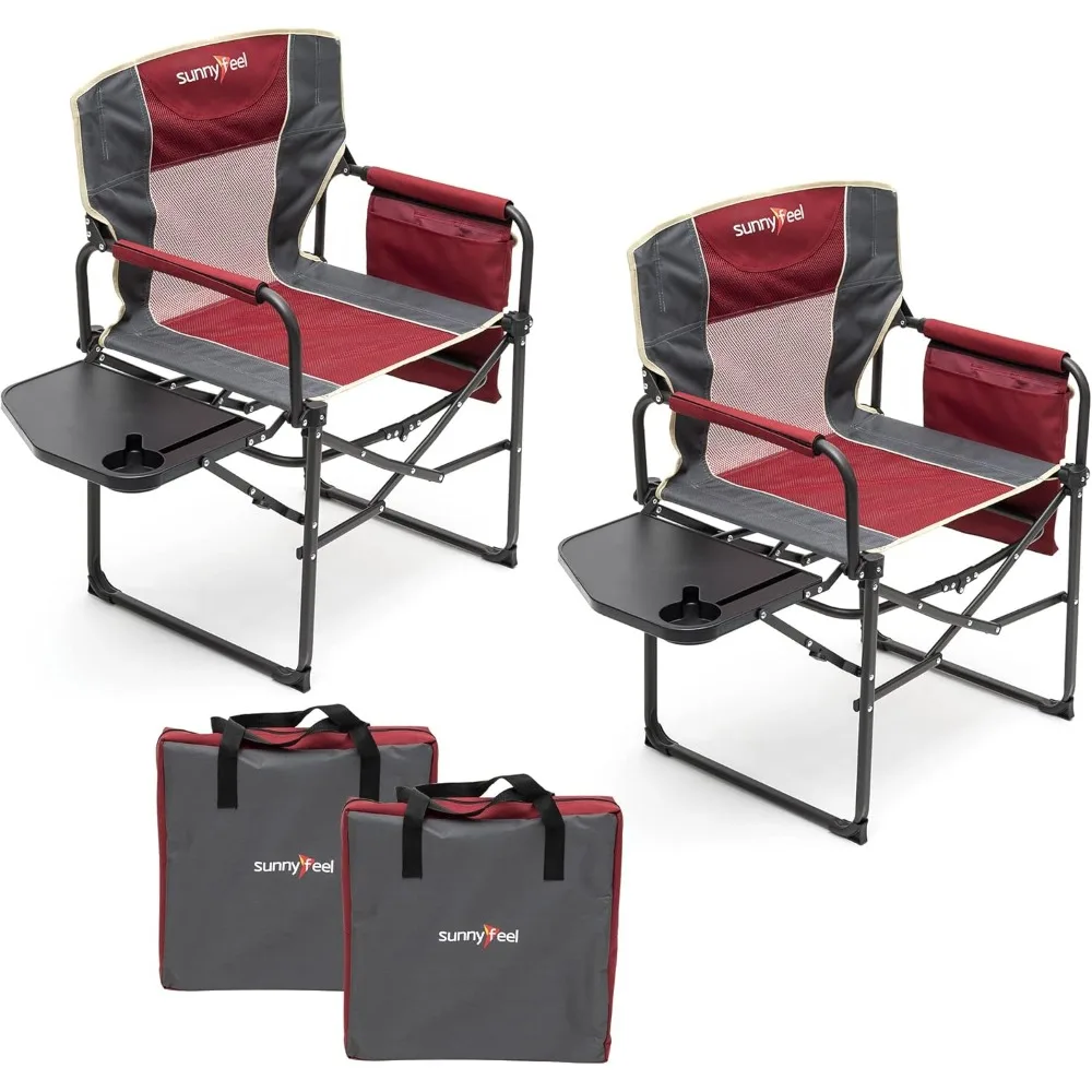 Camping Directors Chair, Heavy Duty,Oversized Portable Folding Chair with Side Table, Pocket for Beach, Fishing,Trip,Picnic,Law
Camping Directors Chair, Heavy Duty,Oversized Portable Folding Chair with Side Table, Pocket for Beach, Fishing,Trip,Picnic,Law