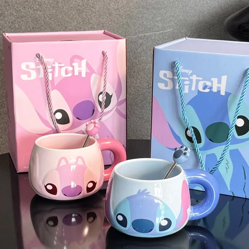 Керамическая чашка Kawaii Stitch, японское аниме, пара чашек для воды, милый нежный изысканный мультфильм, девчачье сердце, Y2k, подарок на день рождения, игрушки
Керамическая чашка Kawaii Stitch, японское аниме, пара чашек для воды, милый нежный изысканный мультфильм, девчачье сердце, Y2k, подарок на день рождения, игрушки