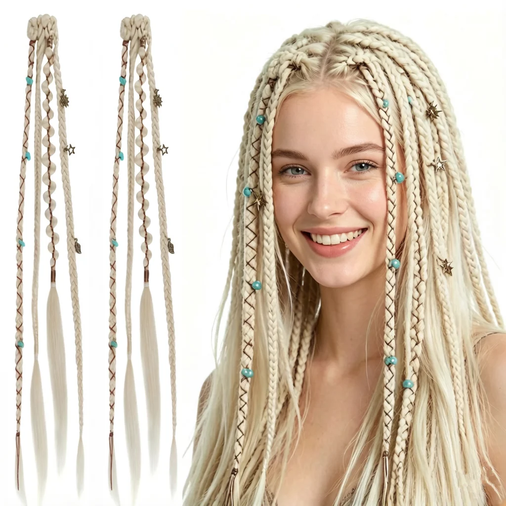 Synthetic Fiber Handmade Mixed-Color BB Clip-in Box Braid Hairpiece Extension 16/20inch 2 PCS Braiding Hair Ponytail Extensions
Synthetic Fiber Handmade Mixed-Color BB Clip-in Box Braid Hairpiece Extension 16/20inch 2 PCS Braiding Hair Ponytail Extensions