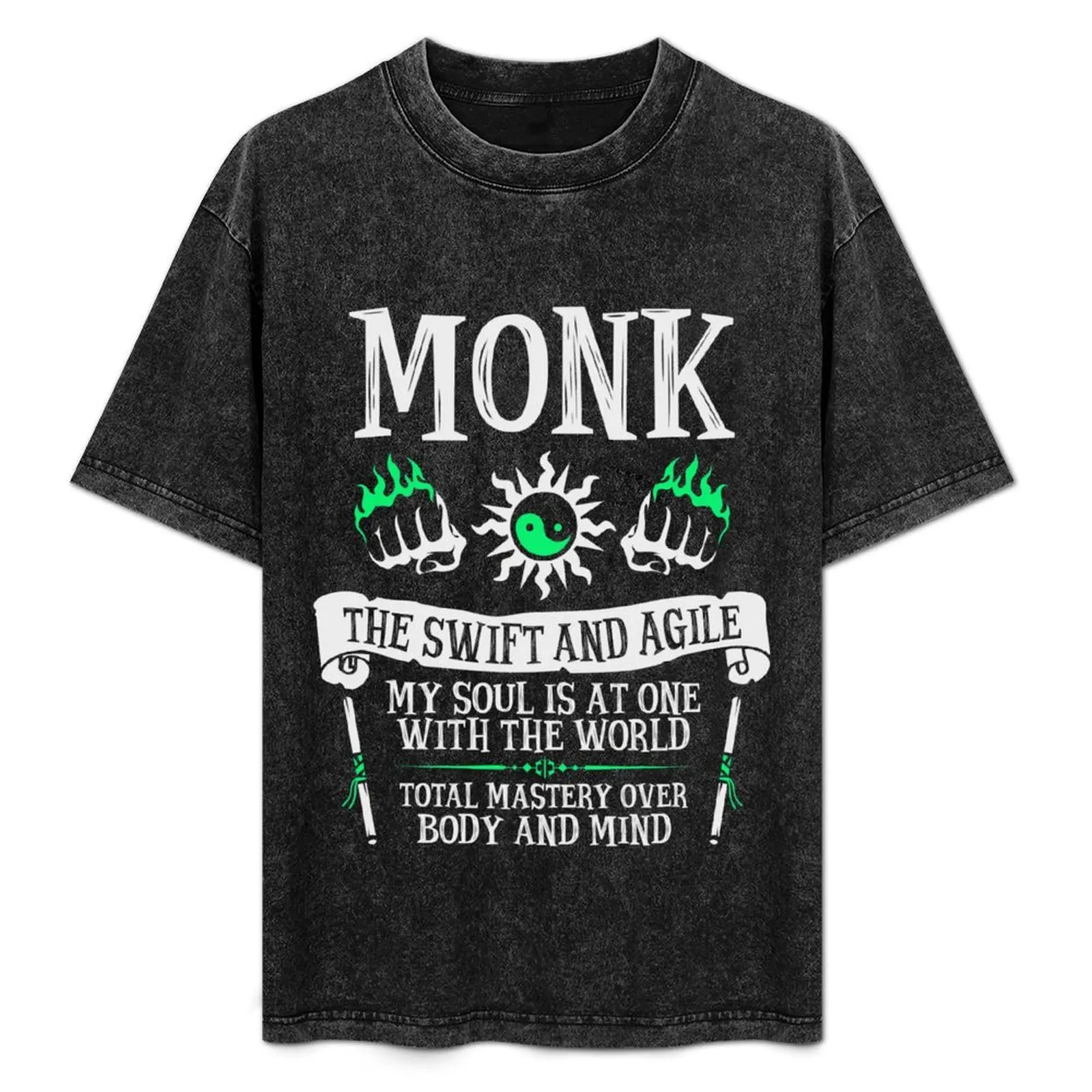 MONK, THE SWIFT AND AGILE - Dungeons & Dragons (White) T-Shirt tees kawaii clothes tops blue archive T-shirt men
MONK, THE SWIFT AND AGILE - Dungeons & Dragons (White) T-Shirt tees kawaii clothes tops blue archive T-shirt men