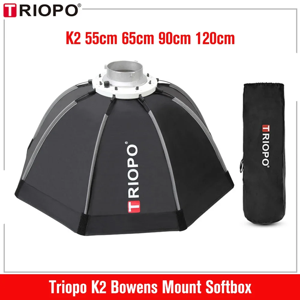 Triopo K2 55 см, 65 см, 90 см, 120 см, софтбокс, складной восьмиугольный софтбокс с креплением Bowens для Sokani Godox Aputure, светодиодный видеосвет
Triopo K2 55 см, 65 см, 90 см, 120 см, софтбокс, складной восьмиугольный софтбокс с креплением Bowens для Sokani Godox Aputure, светодиодный видеосвет