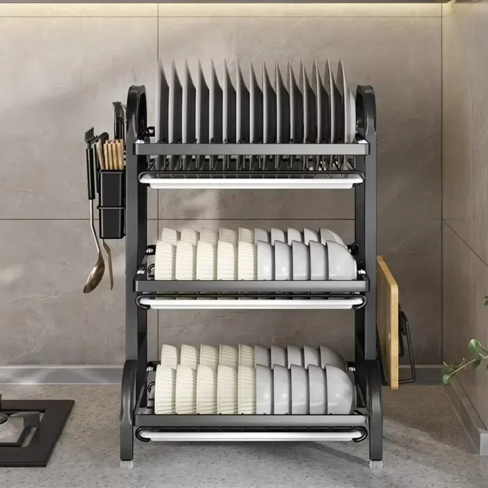 Dish Drying Racks Wall Mounted Multifunctional Racks Drainboard Set Large Rust-Proof Dish Drainer with Utensil Holder Cucharon
Dish Drying Racks Wall Mounted Multifunctional Racks Drainboard Set Large Rust-Proof Dish Drainer with Utensil Holder Cucharon