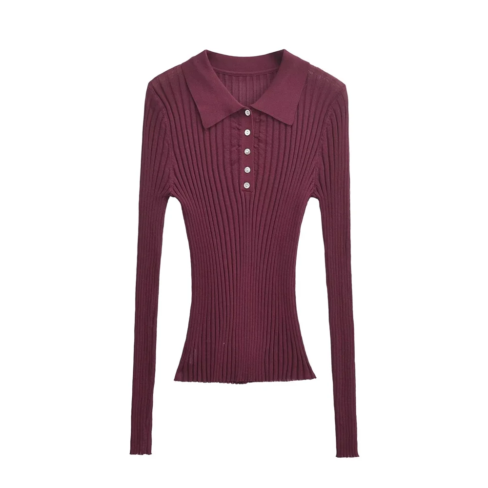 PB&ZA2024 autumn new women's clothing lapel versatile slim fit and slimming casual long sleeved pullover
PB&ZA2024 autumn new women's clothing lapel versatile slim fit and slimming casual long sleeved pullover