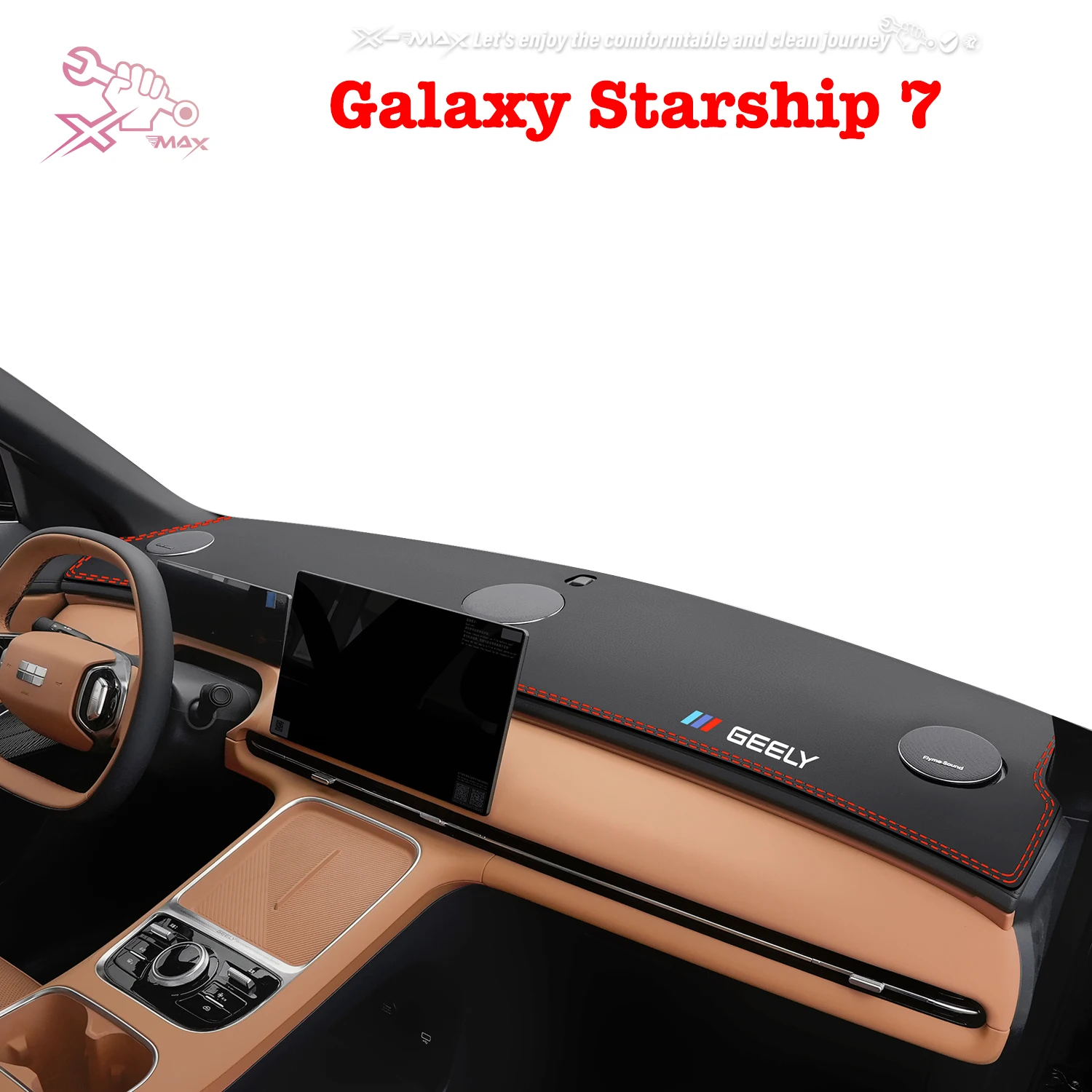 Left-hand Drive Car Dashboard Mat For Geely Galaxy Starship 7 EM-i 2025 Light-Block Pad Center Console Dash Mat Sunshield Mat 
Left-hand Drive Car Dashboard Mat For Geely Galaxy Starship 7 EM-i 2025 Light-Block Pad Center Console Dash Mat Sunshield Mat