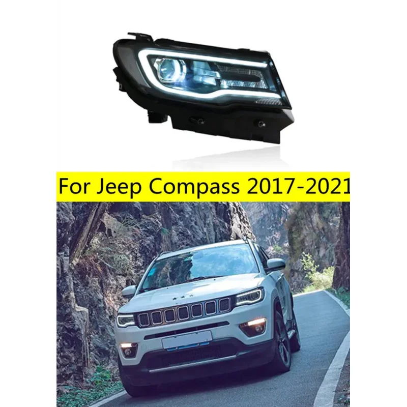 Car LED headlights for Jeep Compass LED headlight 20 17-2021 High Beam turn signal daytime running lights
Car LED headlights for Jeep Compass LED headlight 20 17-2021 High Beam turn signal daytime running lights