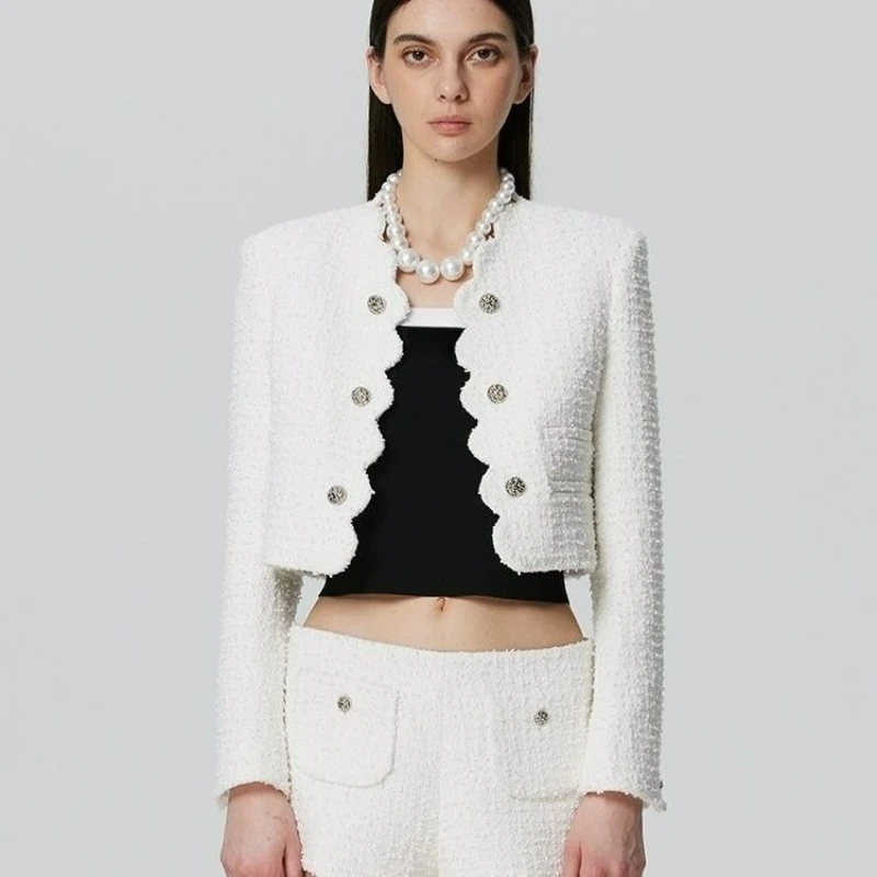 Yellow Xiaoxiangfeng Jacket Women's Short Tweed Top Jacket Temperament Elegant Light Luxury Niche Unique Charm Eye-catching
Yellow Xiaoxiangfeng Jacket Women's Short Tweed Top Jacket Temperament Elegant Light Luxury Niche Unique Charm Eye-catching